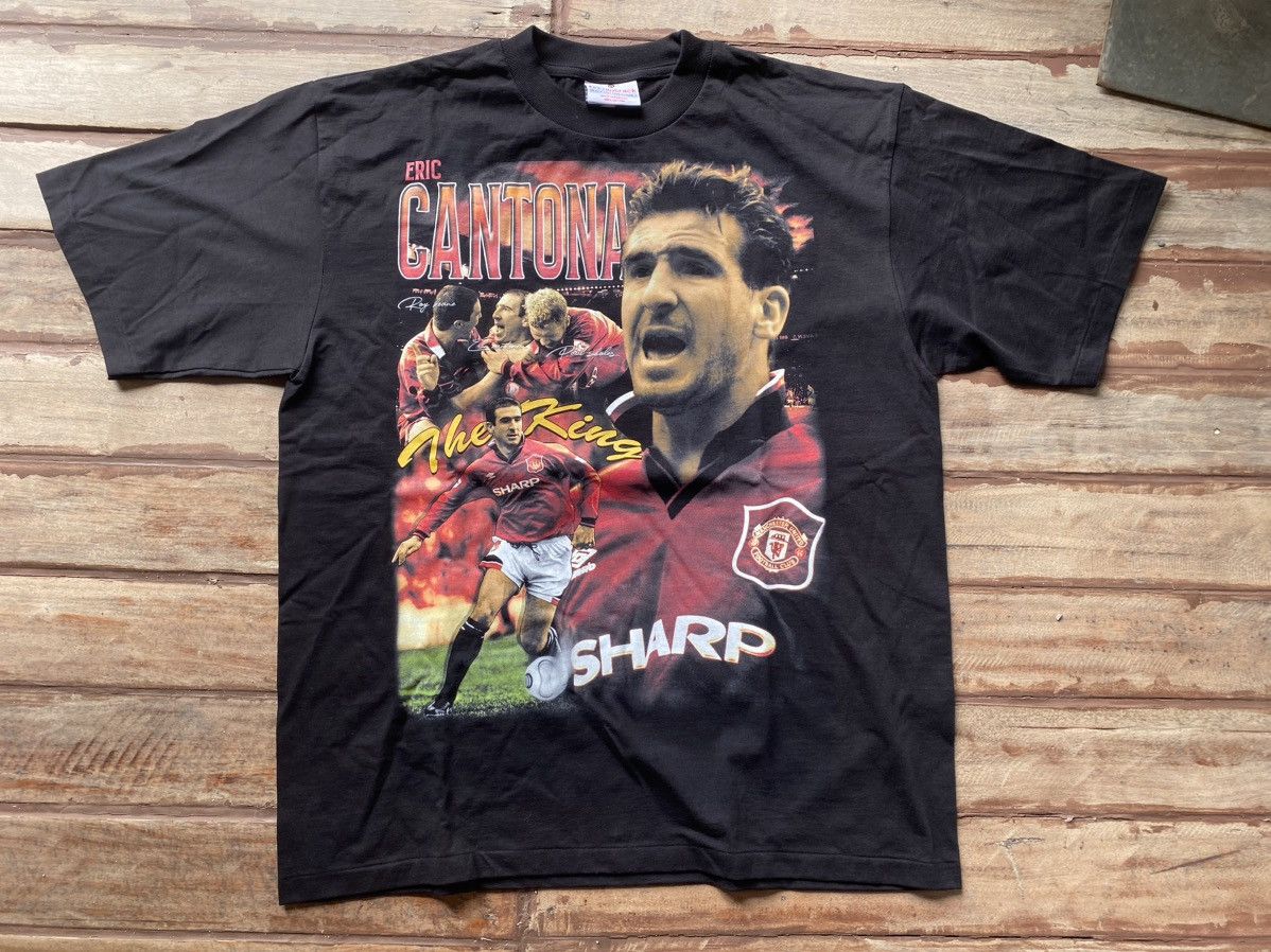 Vintage Vintage Eric Cantona T shirts Size US XL / EU 56 / 4 - 1 Thumbnail
