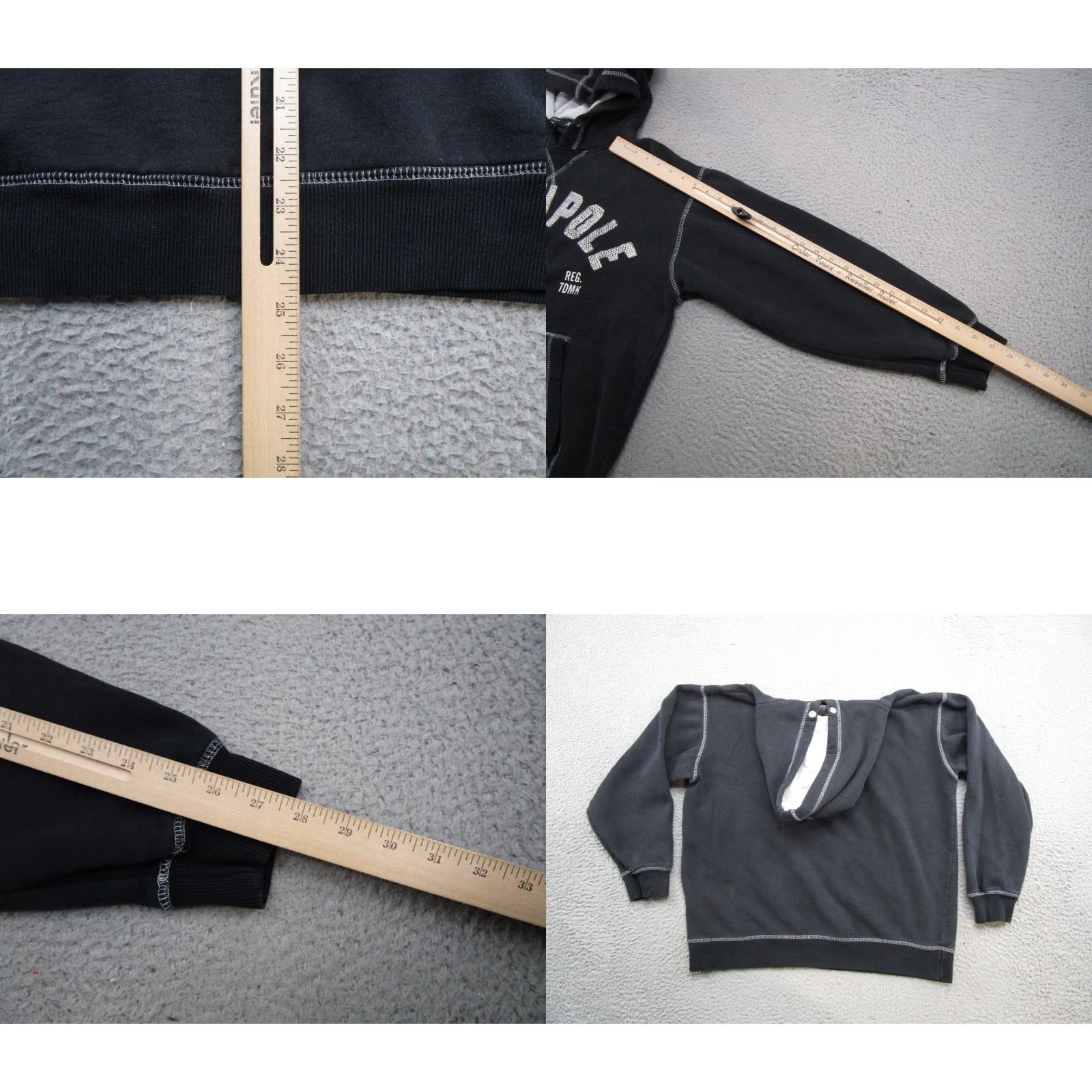 Southpole VINTAGE Southpole Hoodie Men’s Size XL Black Spell Out Sweatshirt Y2K Grunge Skater VTG Size US XL / EU 56 / 4 - 8 Thumbnail