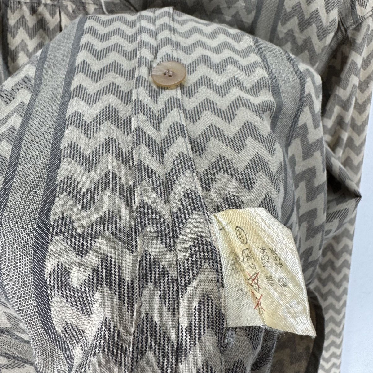 Issey Miyake 🌟80s ISSEY MIYAKE STRIPED WOMEN CARDIGAN Size M / US 6-8 / IT 42-44 - 14 Thumbnail