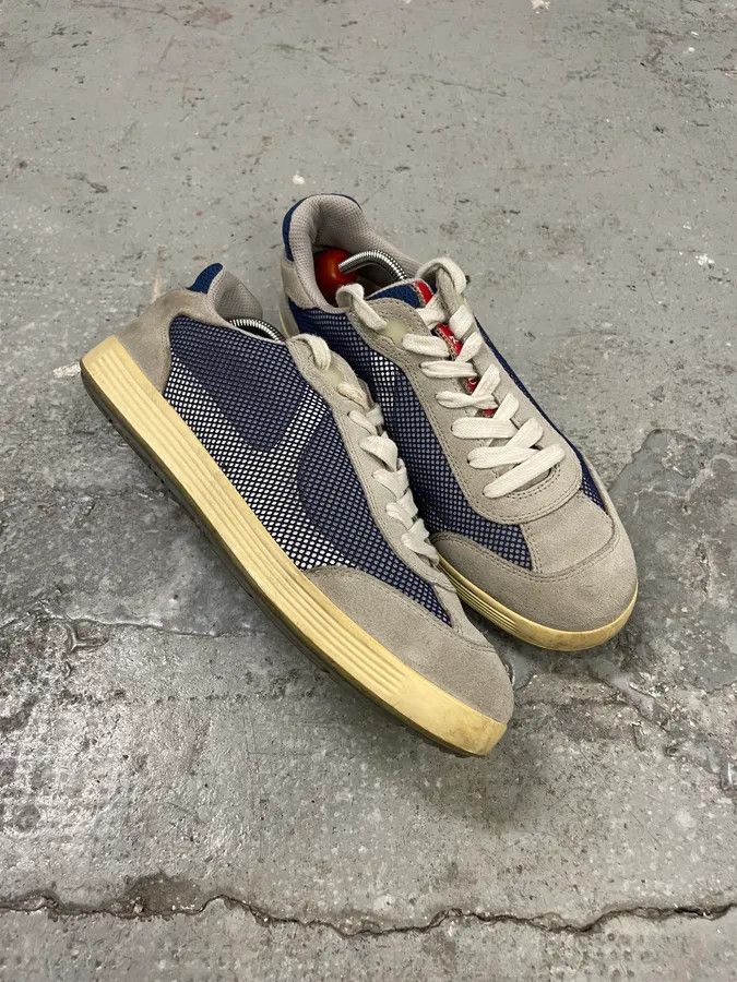 Prada 2000s Prada Grey Canvas America’s Cup Size US 6 / IT 36 - 5 Thumbnail