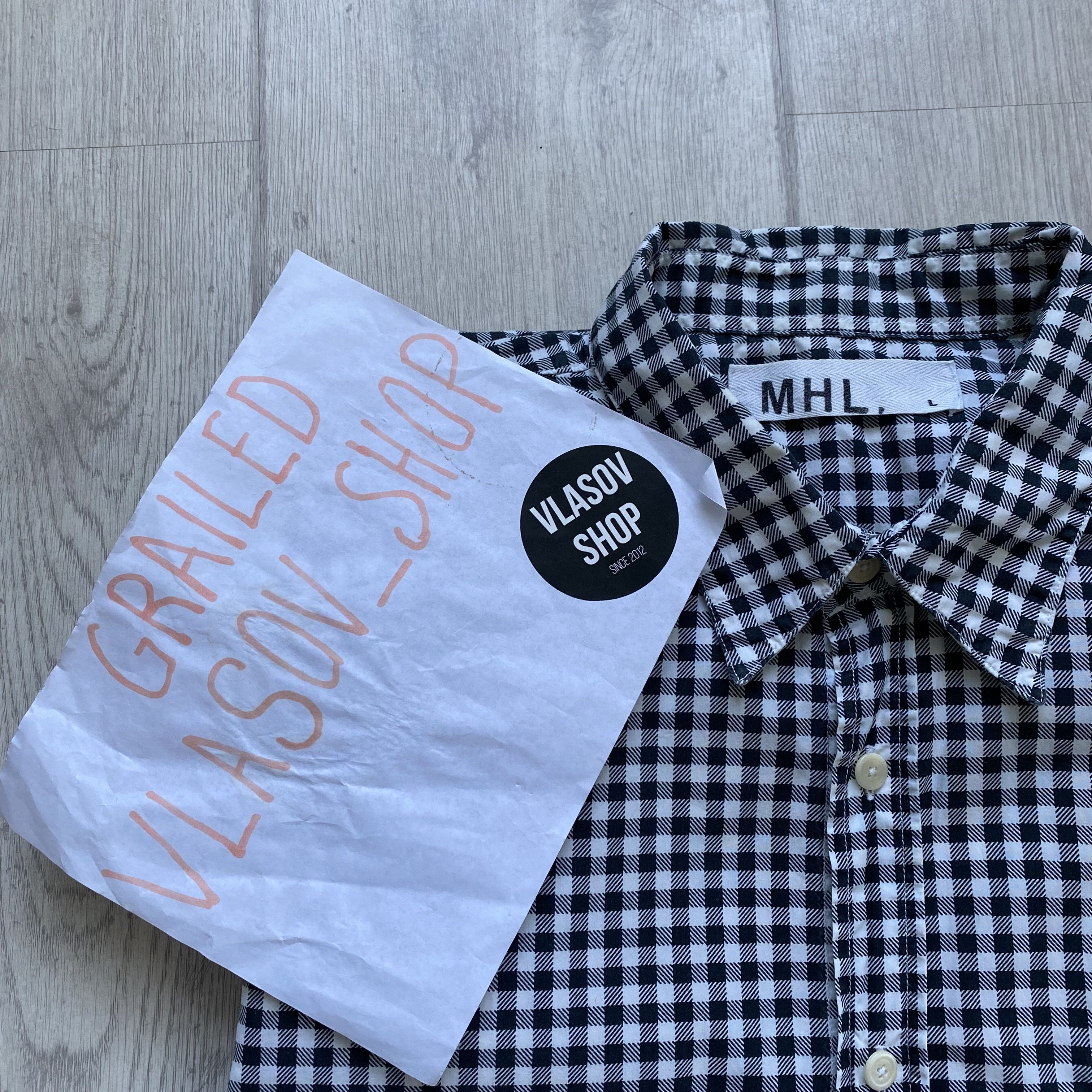 Margaret Howell 💎 MHL by Margaret Howell Shirt Button Up Long Sleeve Size US L / EU 52-54 / 3 - 3 Thumbnail