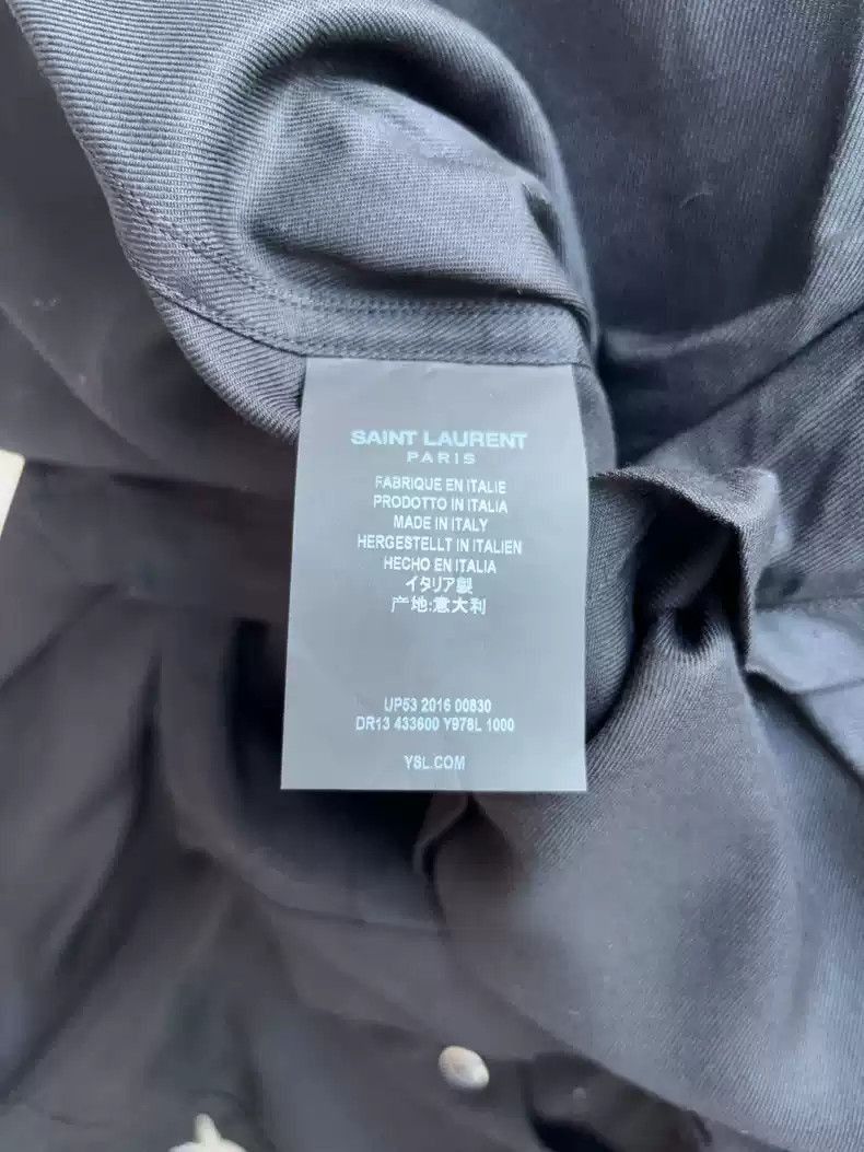 Saint Laurent Paris Saint Laurent Paris Saint Laurent Paris Chain Star Shirt-2 Size US L / EU 52-54 / 3 - 6 Thumbnail