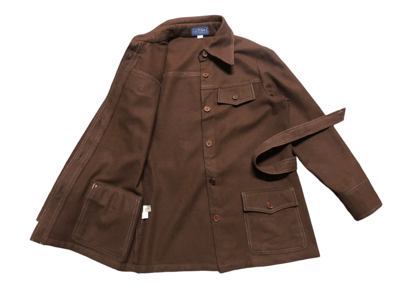 Japanese Brand × Vintage Vintage 70s Aspen Wool blend Belted Jacket brown Size M / US 6-8 / IT 42-44 - 3 Thumbnail