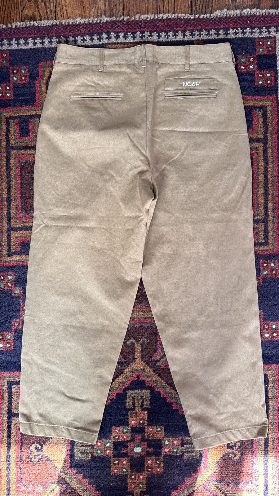 Noah Noah Pleated Khaki Pant Size US 32 / EU 48 - 4 Thumbnail