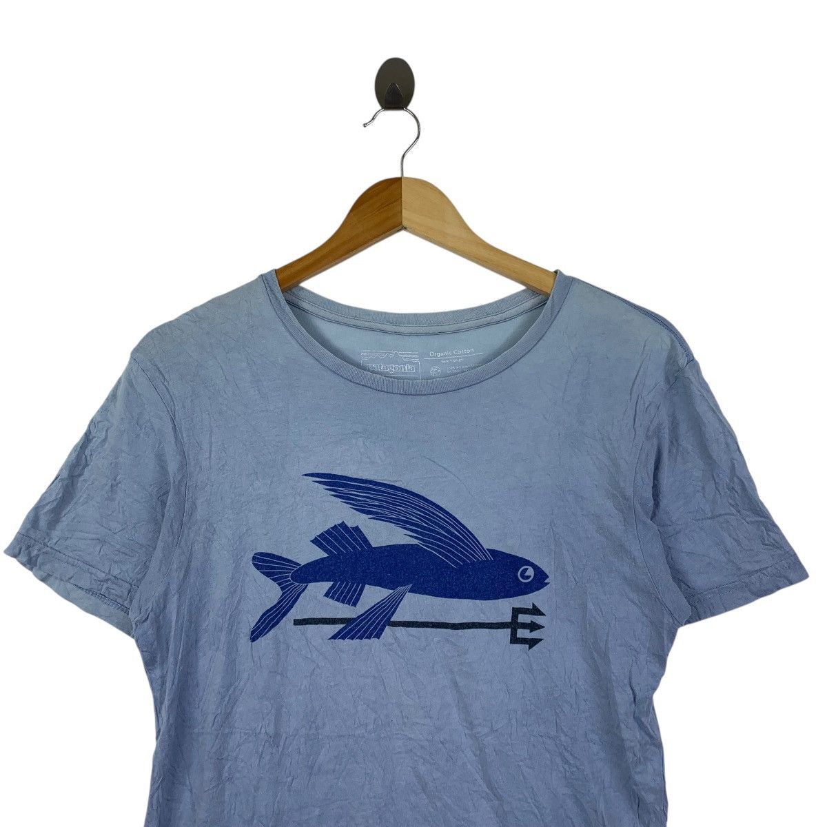 Patagonia Patagonia Made in USA Flying Fish Tee – Organic Cotton Blue Size US XS / EU 42 / 0 - 2 Thumbnail