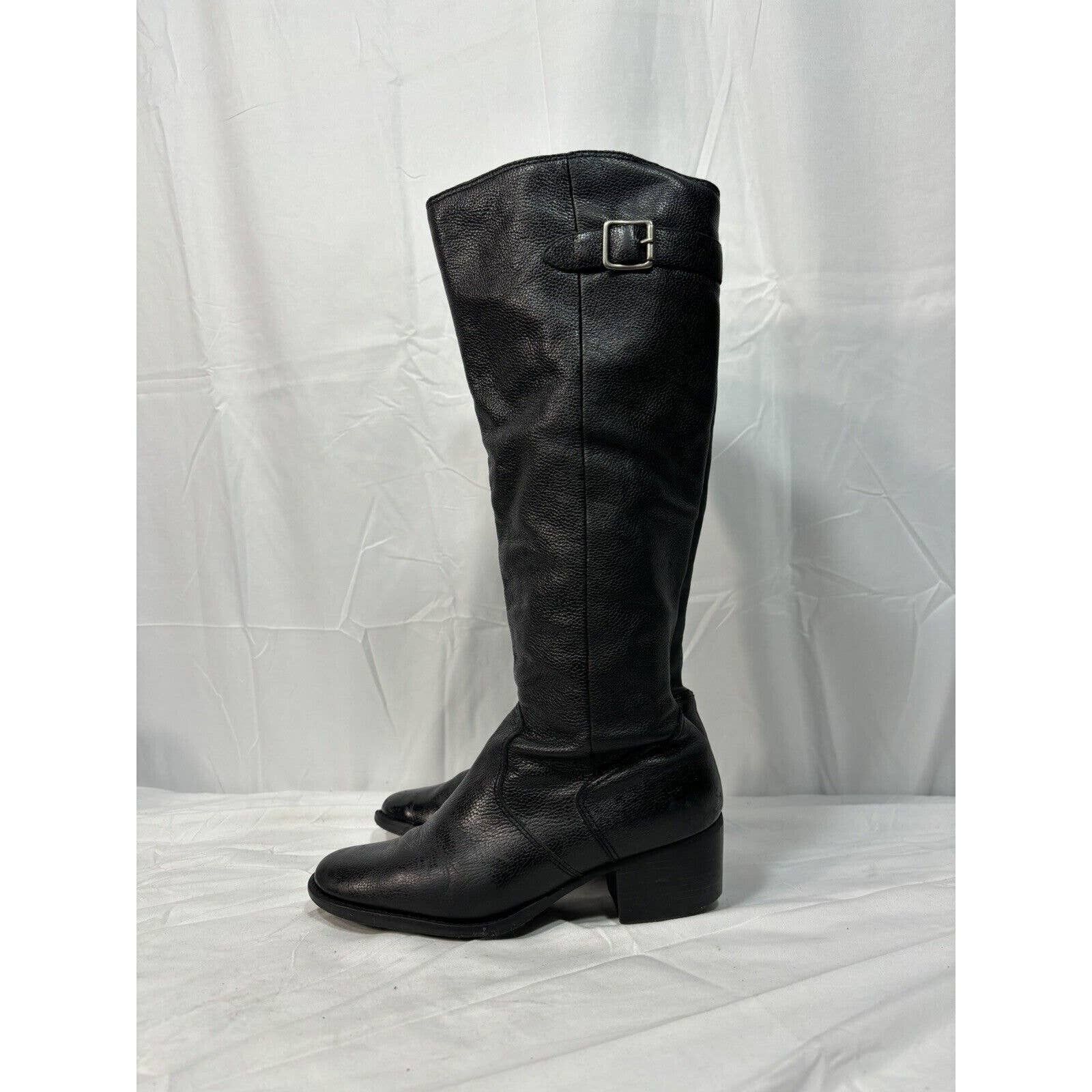 Matisse Matisse Black Leather Knee High Riding Boots Wmns Sz 7 M Grailed