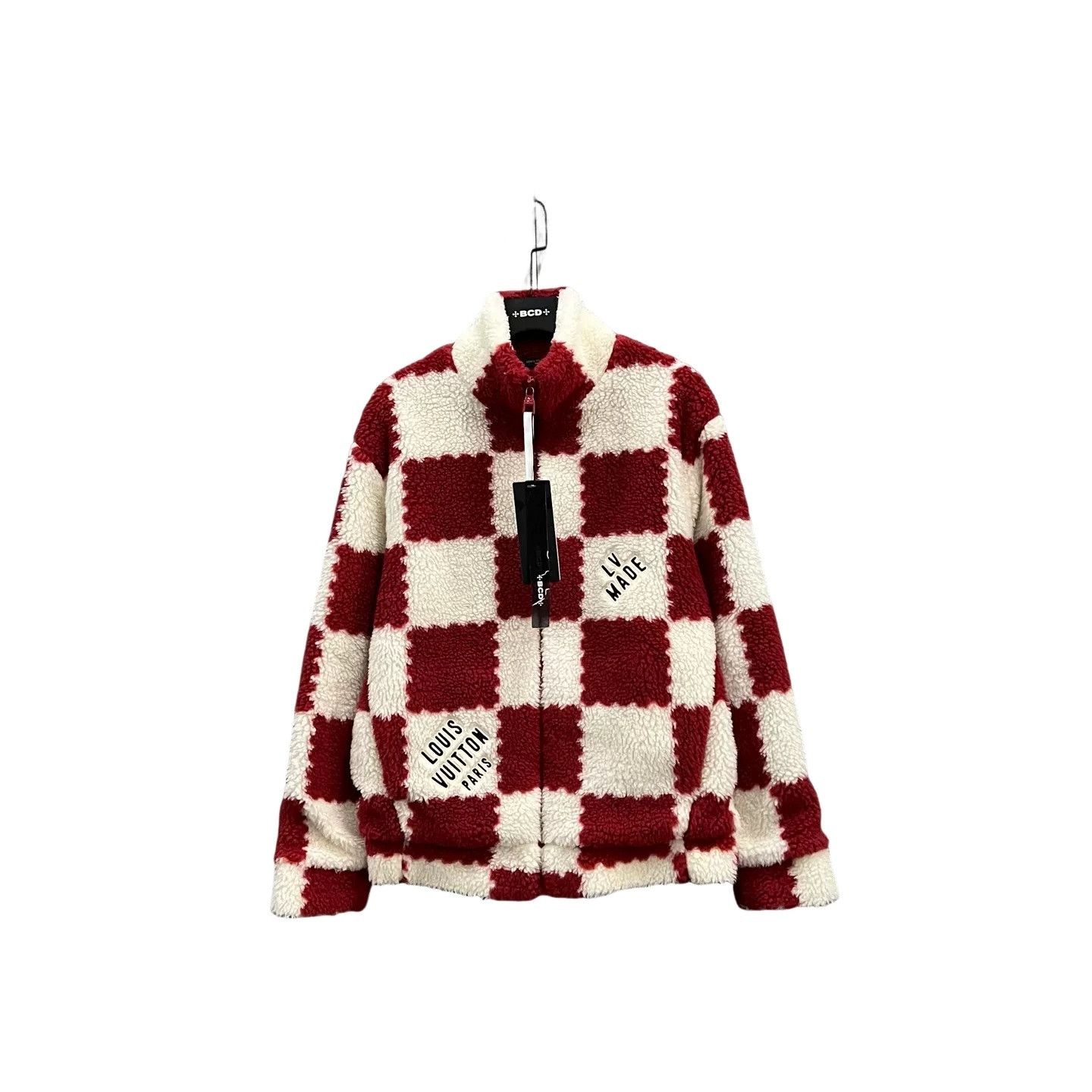 Louis Vuitton Louis Vuitton x Nigo Checkerboard Fleece Jacket L Size US L / EU 52-54 / 3 - 1 Thumbnail