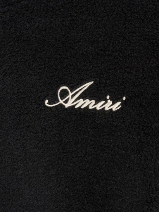 Amiri o1lsvrm0425 Bones teddy jacket in Black Size US XXL / EU 58 / 5 - 6 Thumbnail