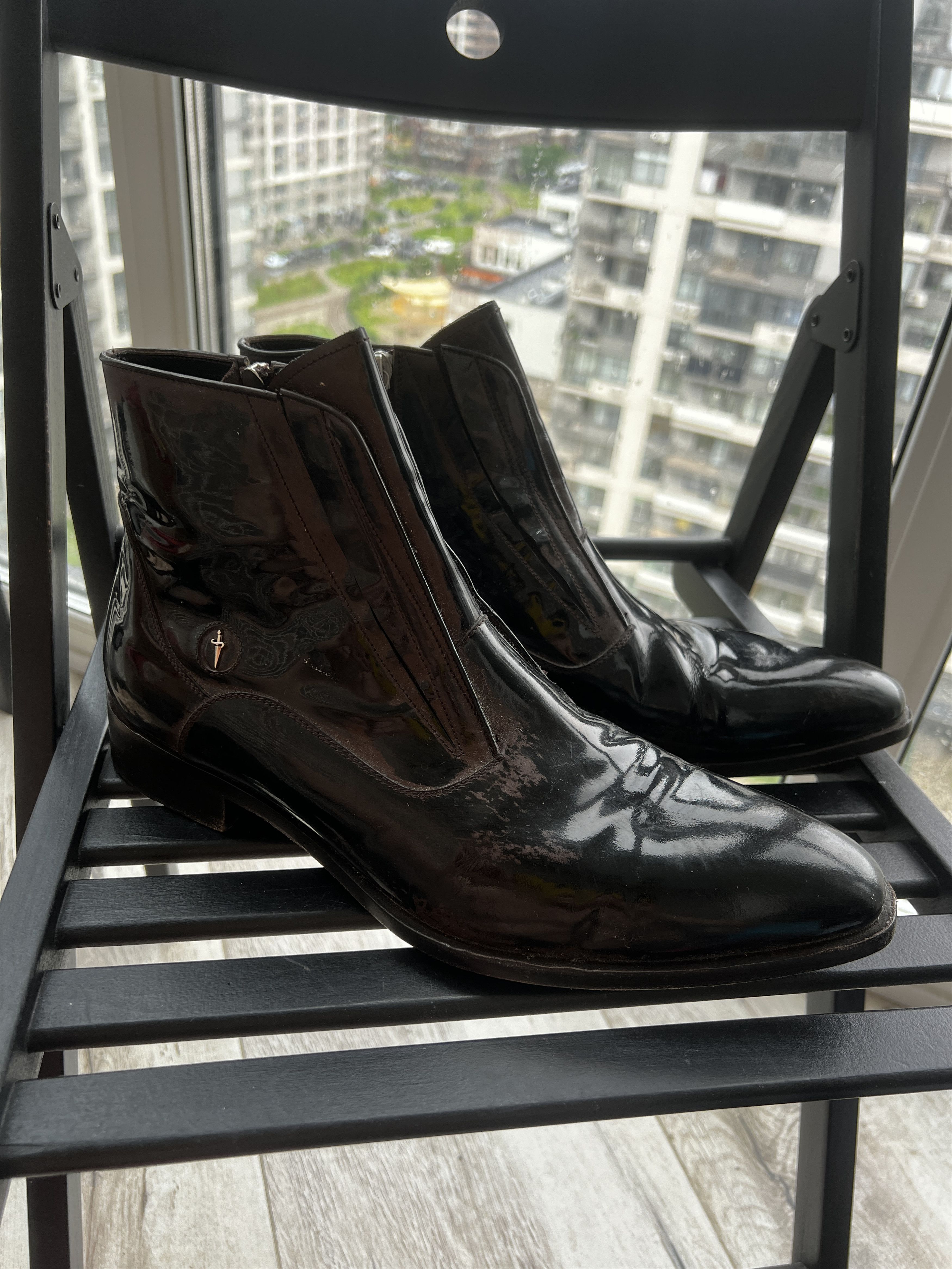 Designer × Paciotti CESARE PACIOTTI VINTAGE CHELSEA BOOTS Size US 10.5 / EU 43-44 - 1 Thumbnail