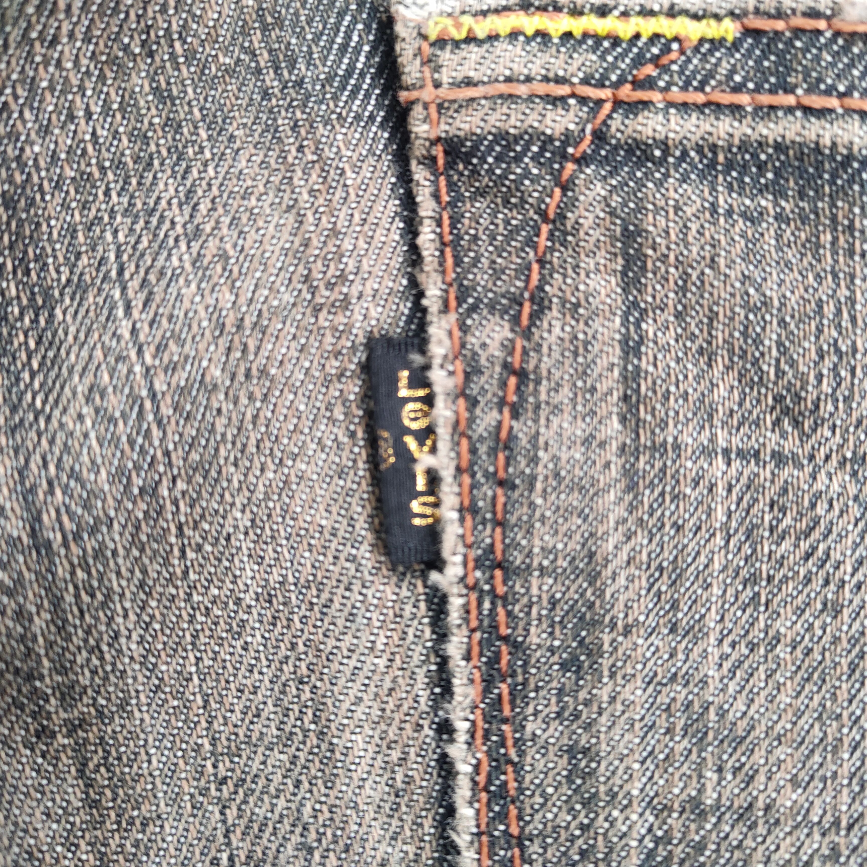 Levi's Vintage Clothing VINTAGE LEVI'S BLACK RUSTY RIPPED DENIM JEANS PANTS Size US 32 / EU 48 - 14 Thumbnail