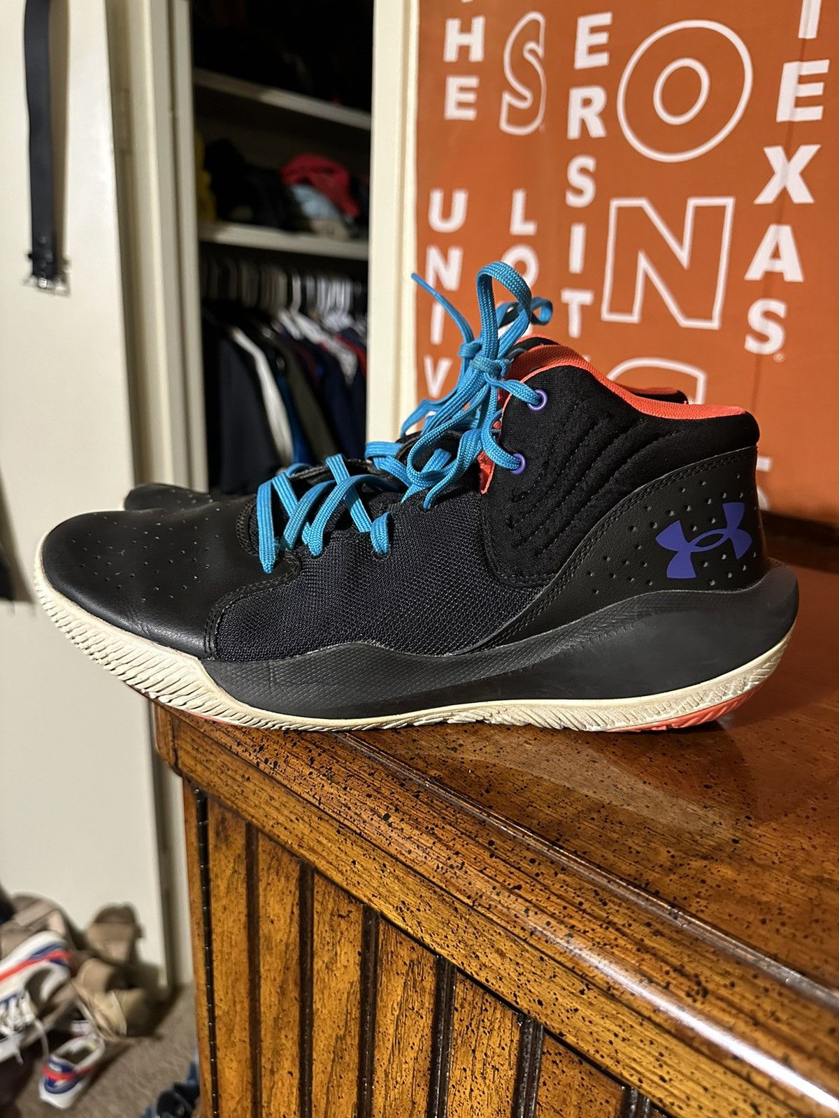 NBA × Under Armour × Vintage Vintage NBA Under Armor Basketball “jet 21” 00s size 12 Size US 12 / EU 45 - 4 Thumbnail