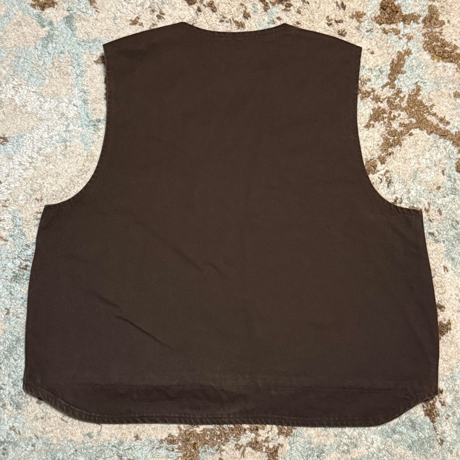 Carhartt Vintage Carhartt V19 DKB Canvas Vest Size 2XL Mocha Brown Size US XXL / EU 58 / 5 - 2 Thumbnail