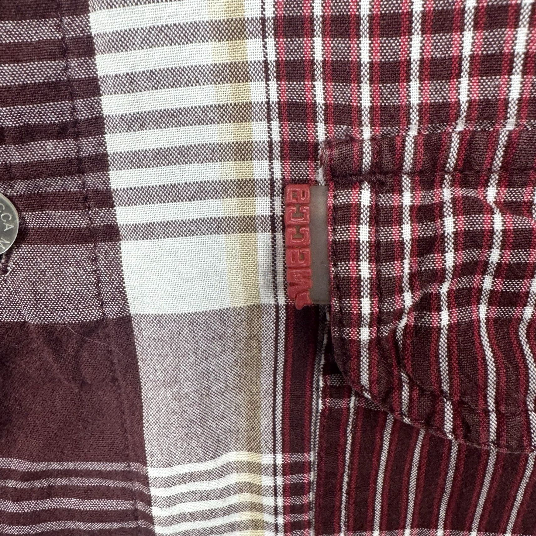 Vintage VINTAGE Mecca Sin City Button Shirt L Plaid Hip Hop Streetwear City 90s Western Mens Size US L / EU 52-54 / 3 - 5 Thumbnail