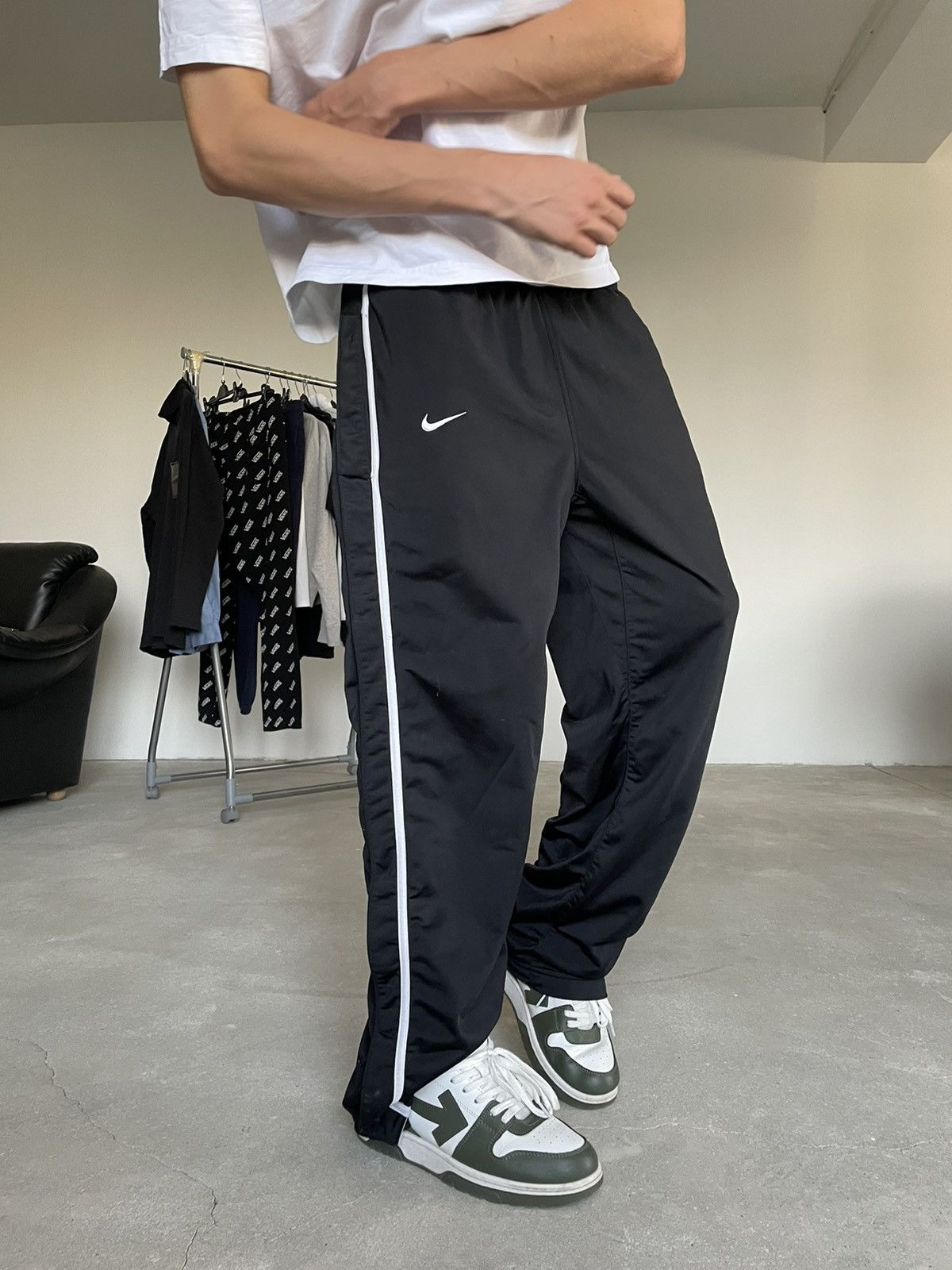 Nike Vintage Vintage Nike Track pants buggy fit Grailed