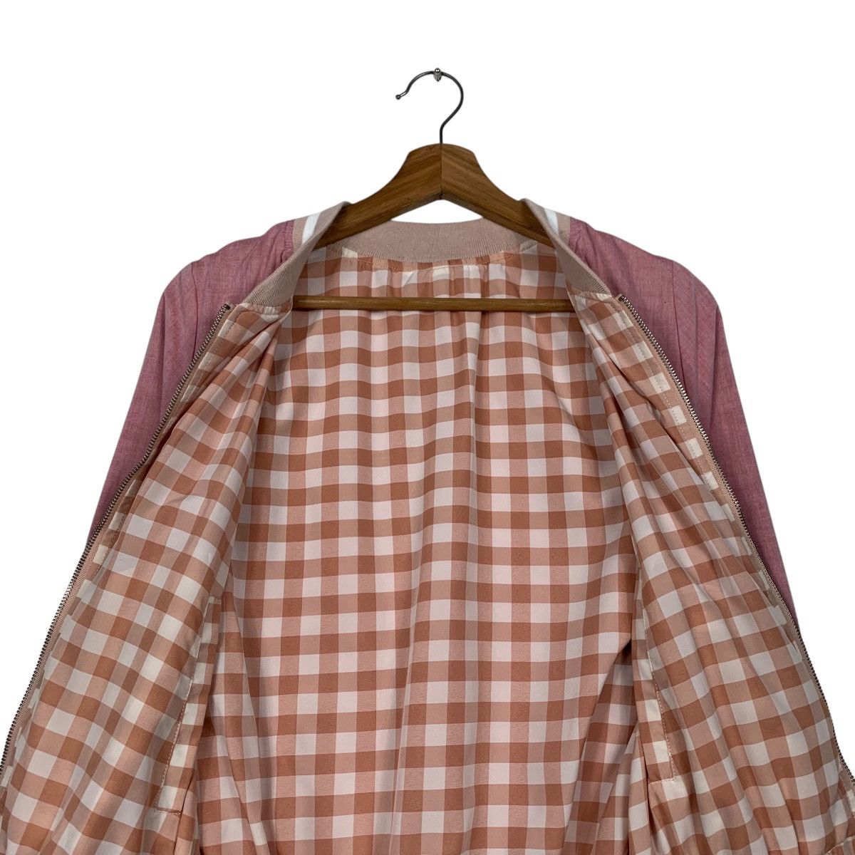 Japanese Brand EMSEXCITE Women’s Reversible Bomber Jacket #2276-C101 Size M / US 6-8 / IT 42-44 - 12 Thumbnail