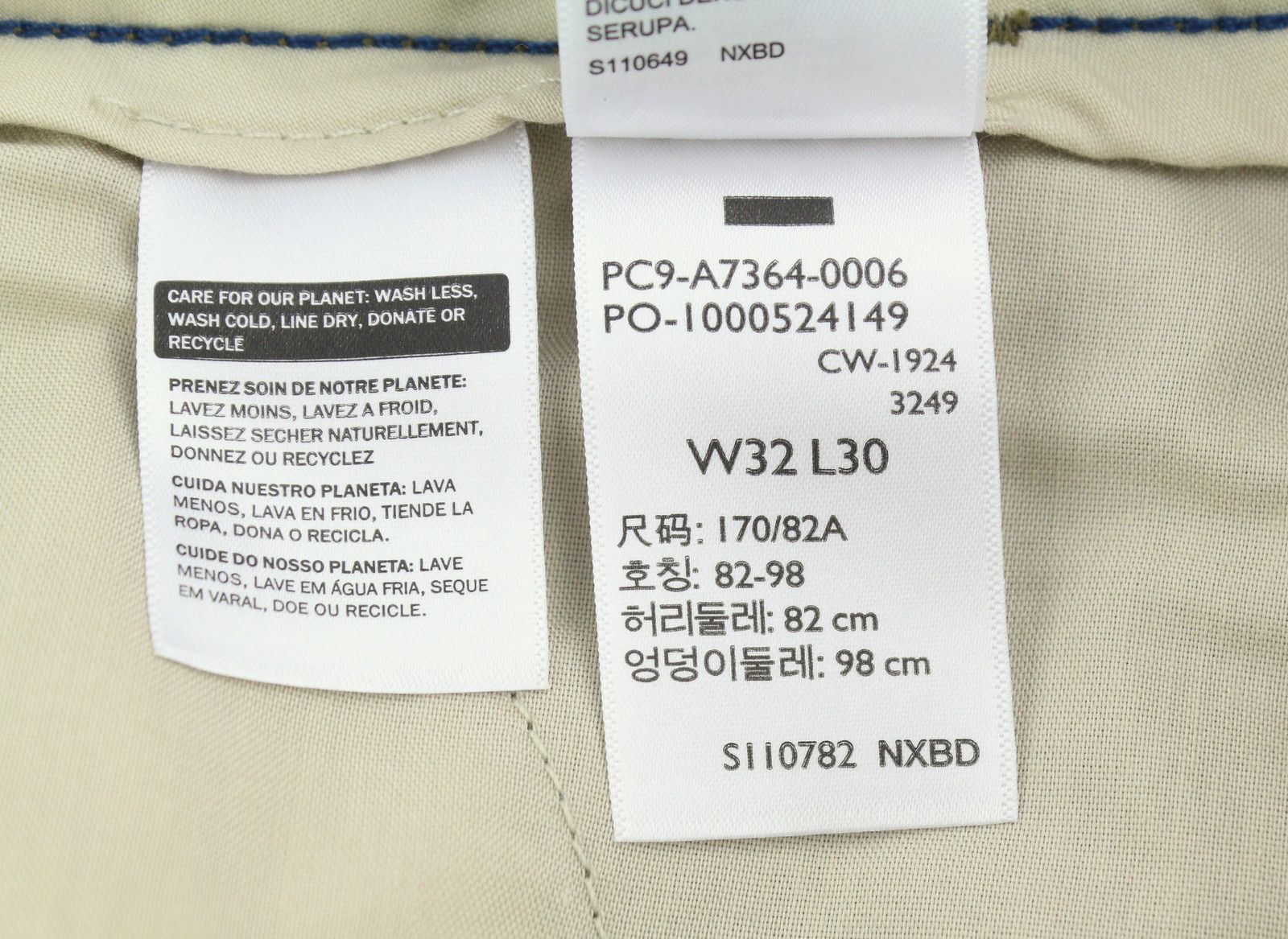 Levi's XX CARGO W32/L30 Brown Straight Cargo Pants 87050 Size US 32 / EU 48 - 9 Thumbnail