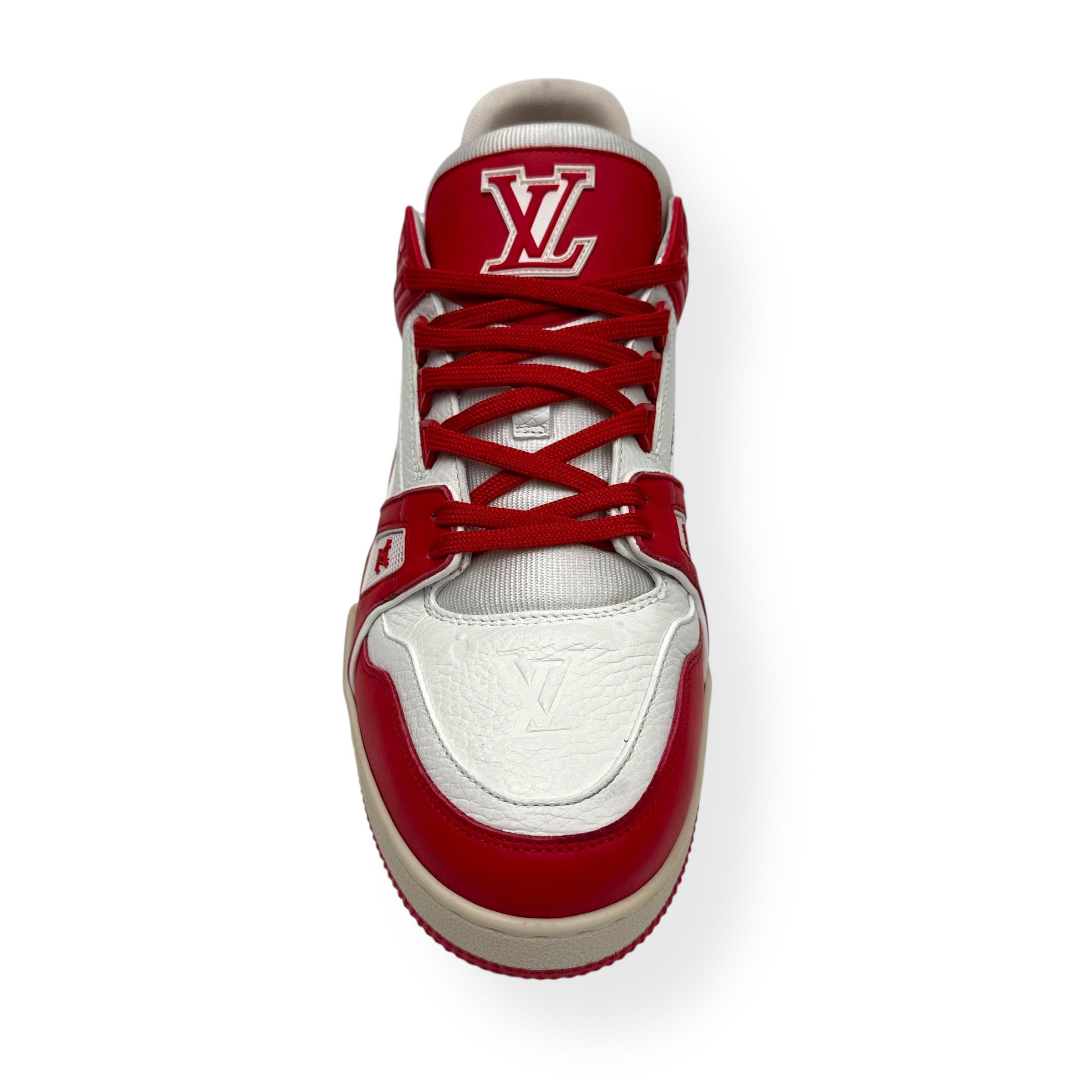 Louis Vuitton LOUIS VUITTON LV TRAINER RED UK8 Size US 9 / EU 42 - 2 Thumbnail