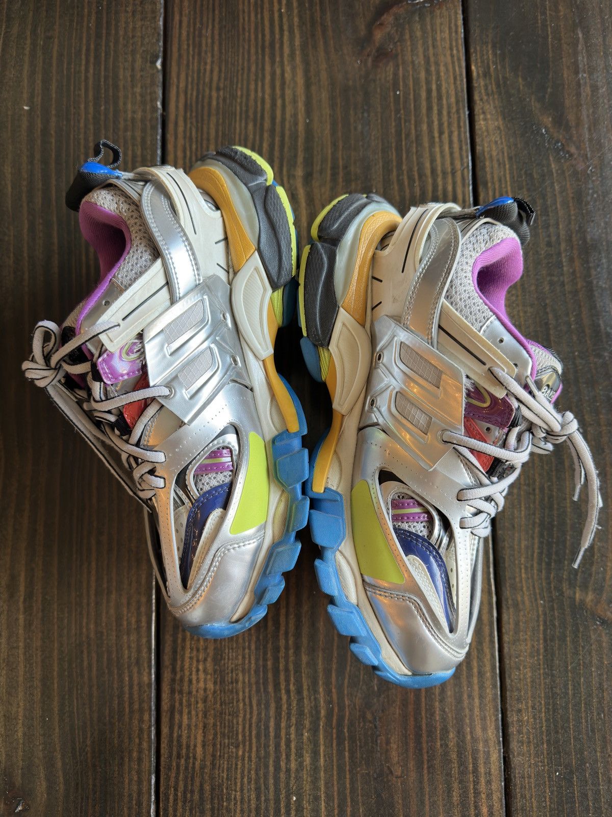Balenciaga Balenciaga Track Silver Multicolor Size US 8 / IT 38 - 3 Thumbnail