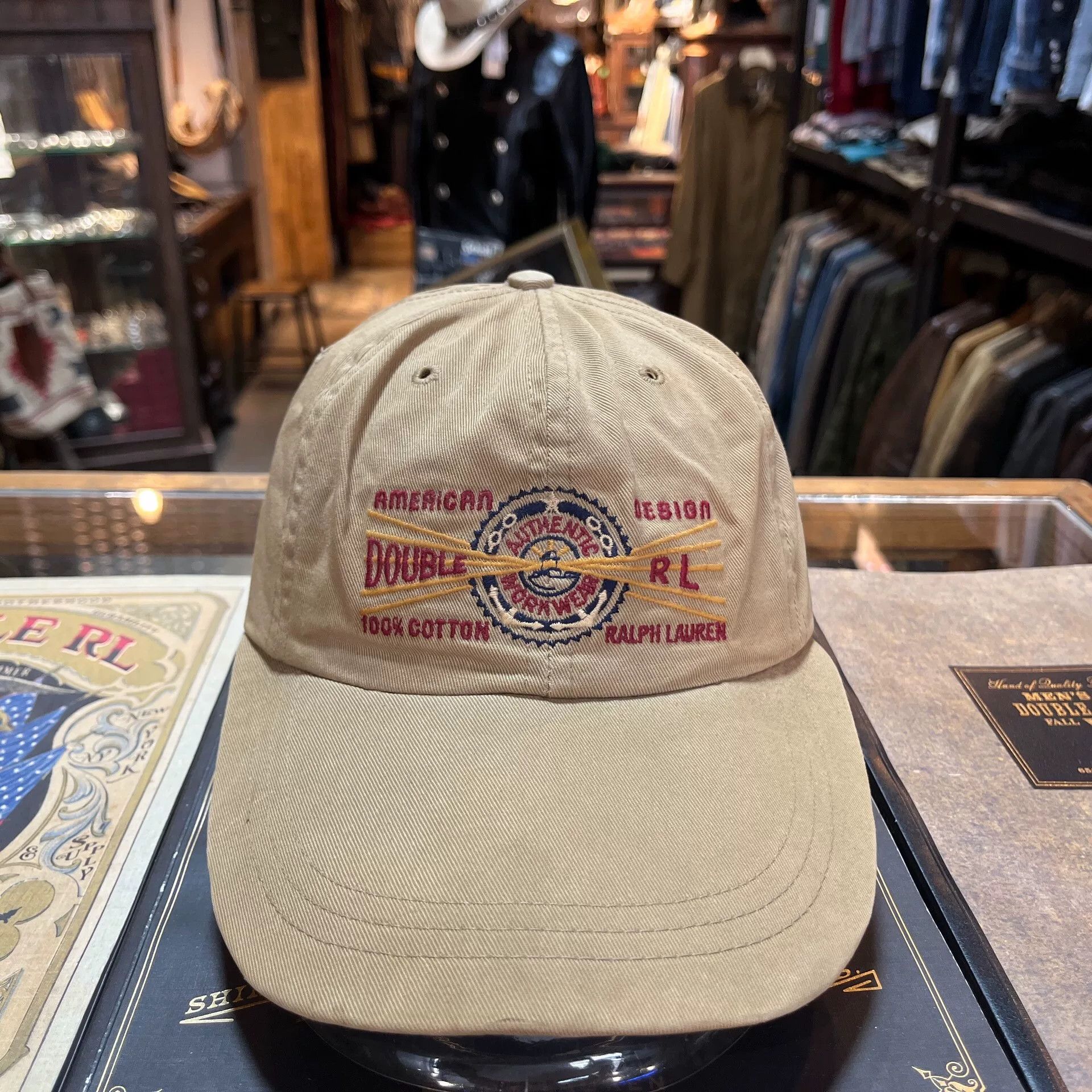 RRL Ralph Lauren RRL Double RL Trucker Baseball Cap Size ONE SIZE - 1 Thumbnail