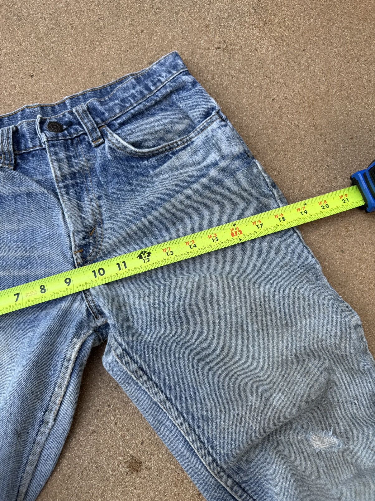 Levi's Vtg 70’s Levi’s 684 Orange Tab Bellbottom Denim Jeans 28x30 Size US 28 / EU 44 - 12 Thumbnail