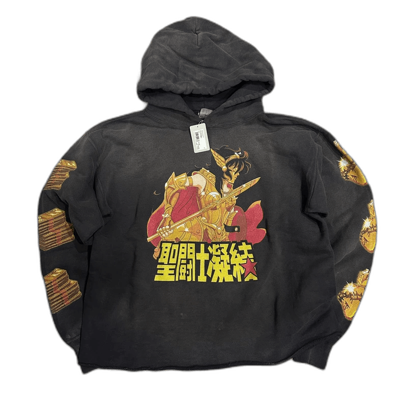 Saint Michael Saint Michael CLOT Black Graphic Hoodie Size US M / EU 48-50 / 2 - 1 Thumbnail