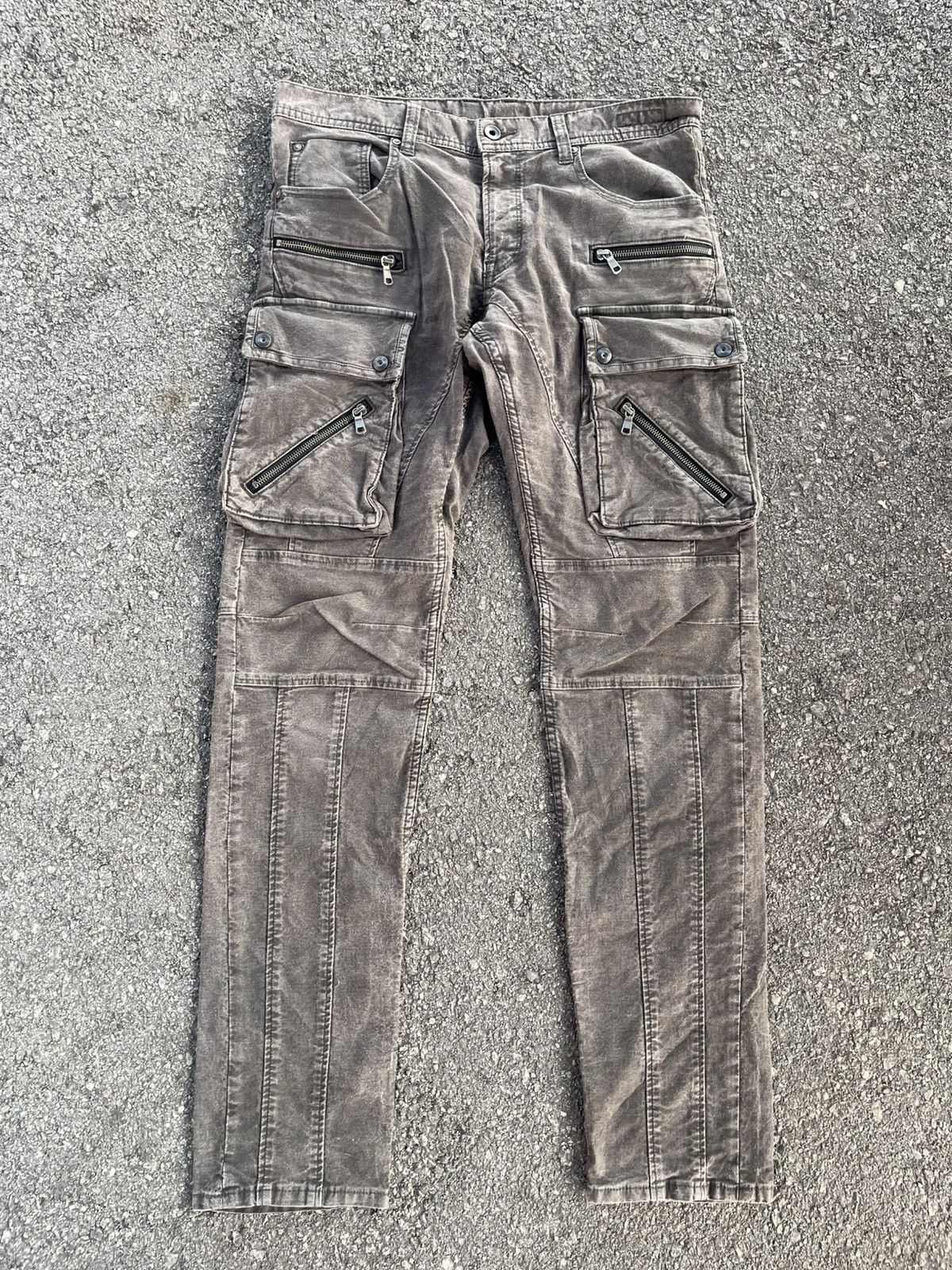 14th Addiction 2000’s Premium Luxe attractive Garment Cargo Pant Size US 34 / EU 50 - 1 Thumbnail