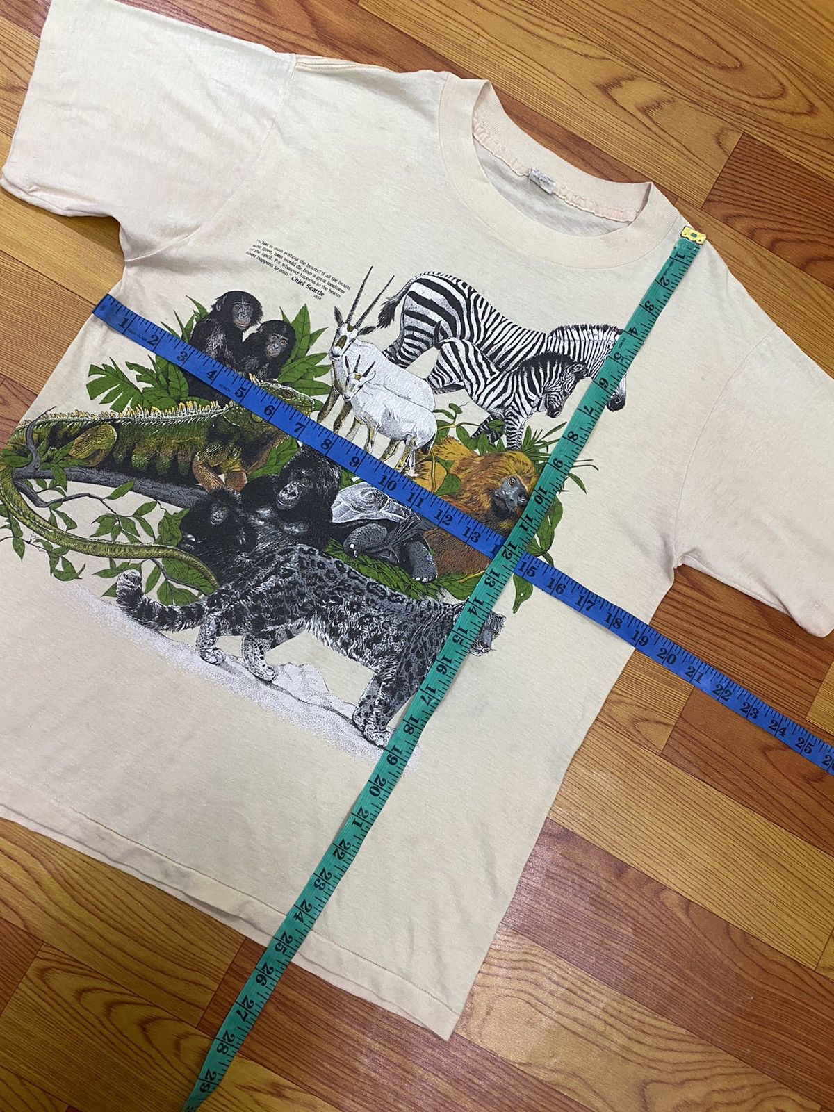 Vintage Rare Vintage 80s Animal Tee By Harlequin Size US M / EU 48-50 / 2 - 10 Thumbnail