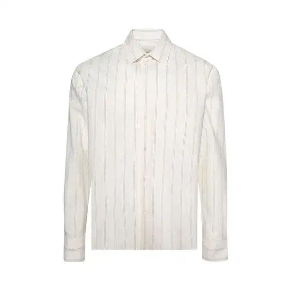 Lanvin o1mle0426 Striped Boxy Shirt in White Size US XL / EU 56 / 4 - 1 Preview