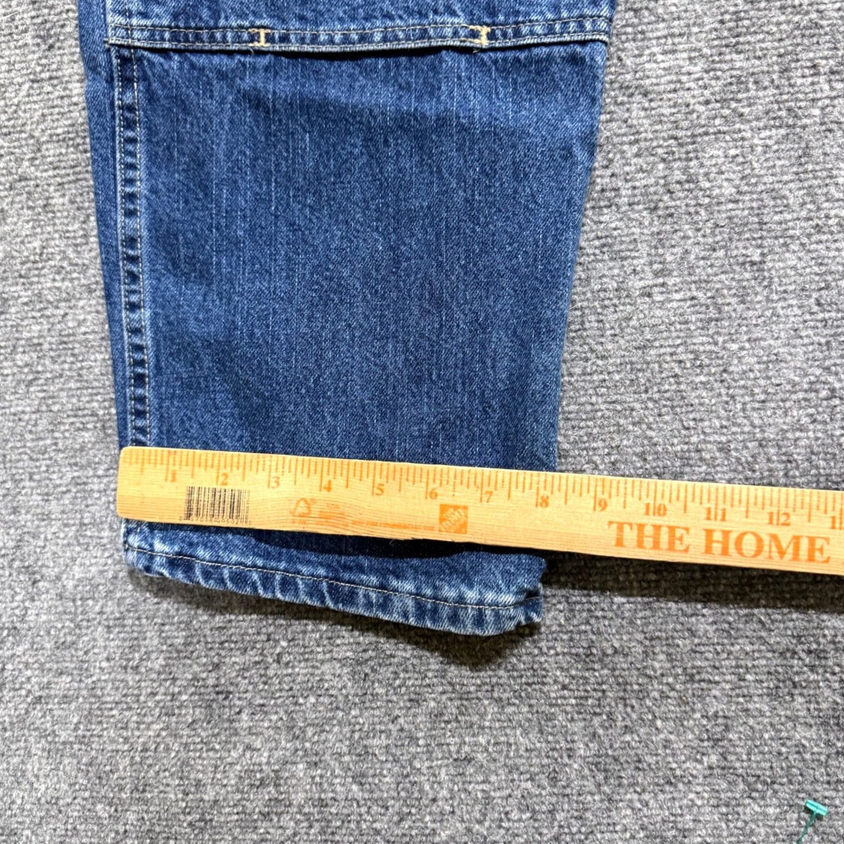 Dickies Dickies Jeans Bootcut Mens 38x30 Regular Inseam 31 Blue Cotton Light Wash Double Knees Workwear Mens Jeans Blue Denim Size US 38 / EU 54 - 5 Thumbnail