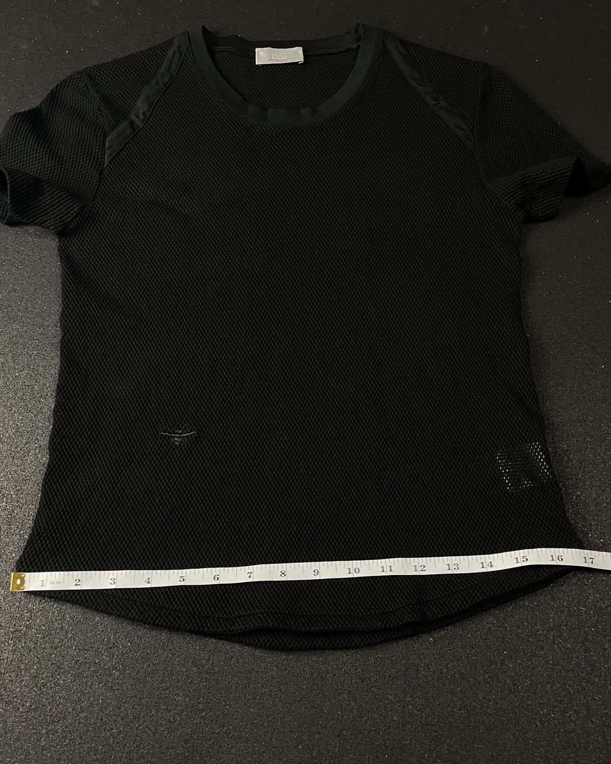 Dior × Hedi Slimane Dior Homme SS04 Mesh T-Shirt Size US S / EU 44-46 / 1 - 14 Thumbnail