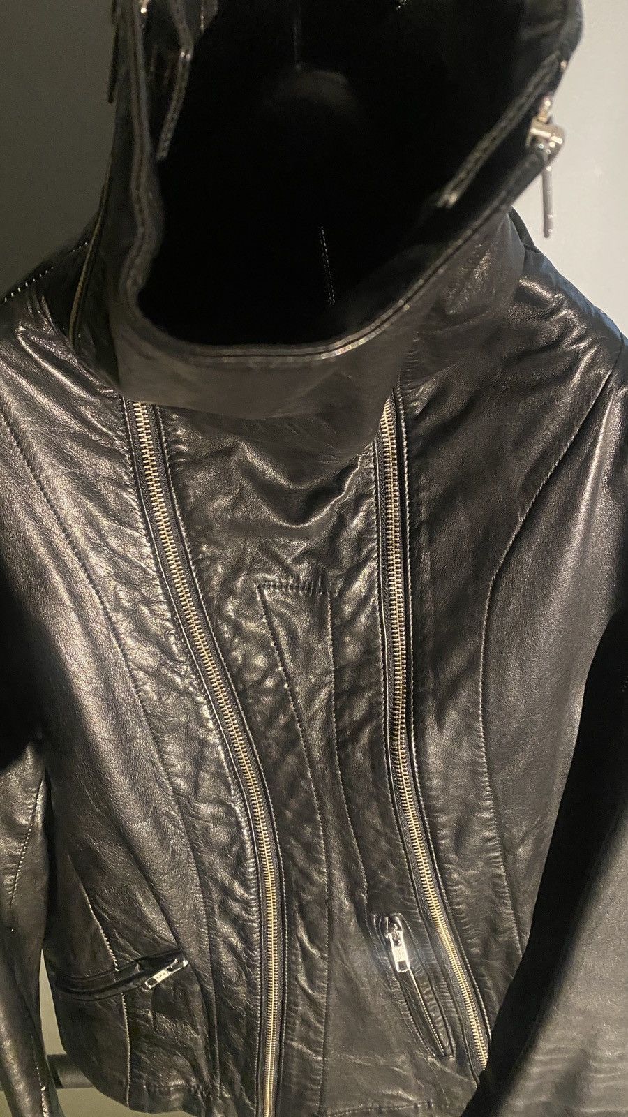 Japanese Brand Nozomi Ishiguro Haute Couture High Neck Jacket Size US XS / EU 42 / 0 - 5 Thumbnail