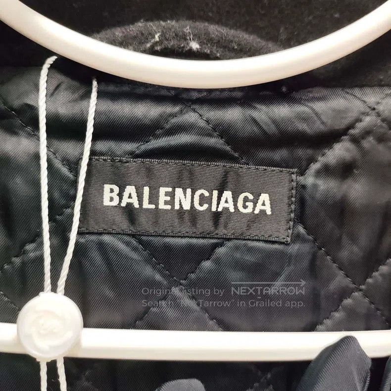 Balenciaga Balenciaga Wool Cotton Jacket Black Size US S / EU 44-46 / 1 - 3 Thumbnail