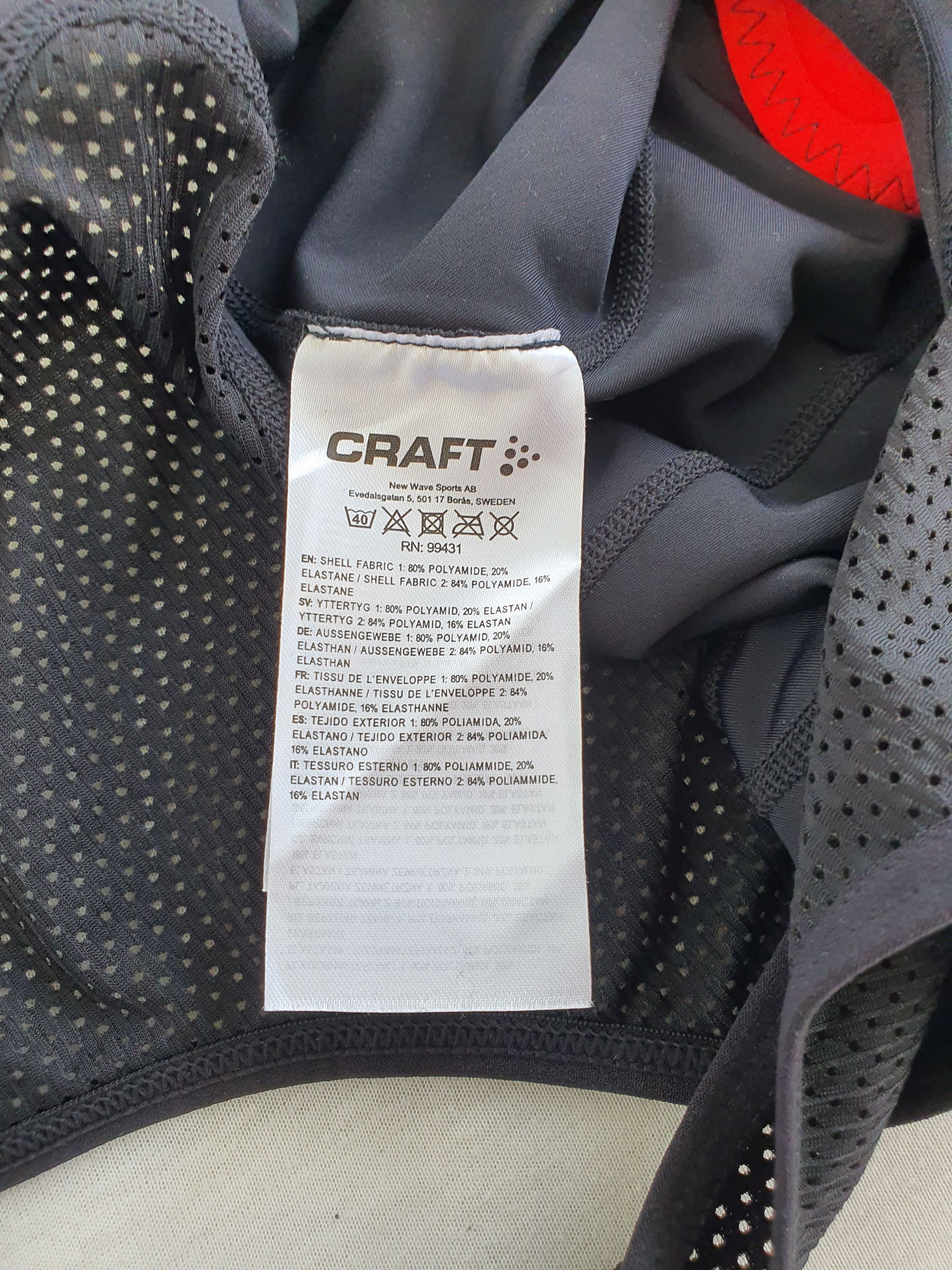 Other CRAFT - MOVE Cycling Bib Short - Brand New - Sz Men's S Size US 30 / EU 46 - 6 Thumbnail