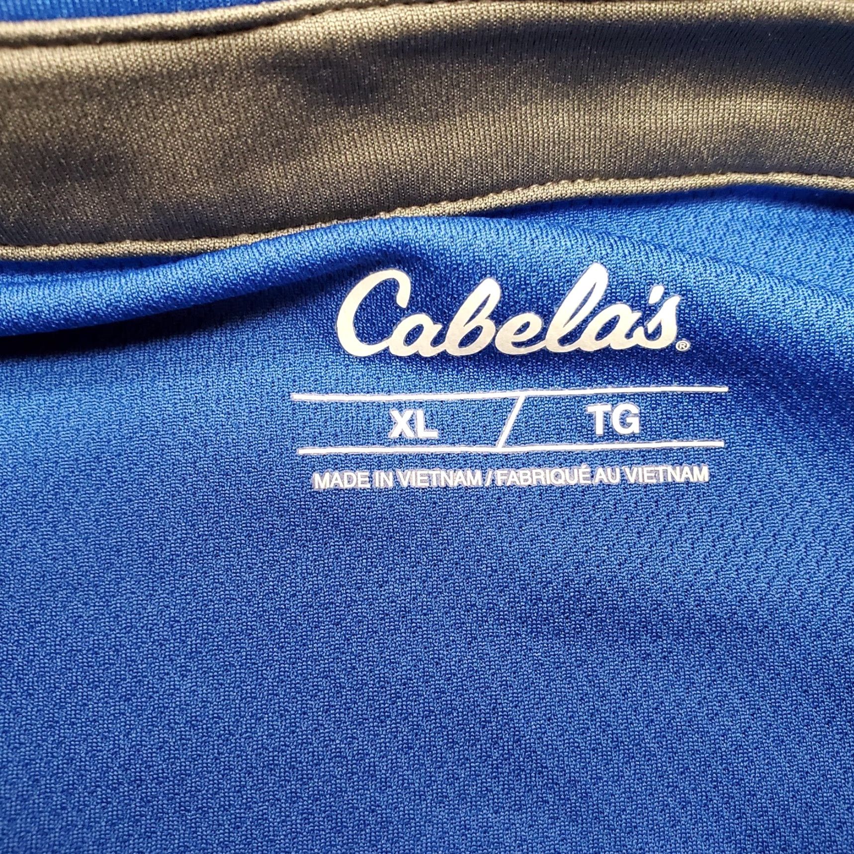 Vintage Cabela's Shirt Mens XL Blue Performance Short Sleeve Outdoor Golf Casual Polo Size US XL / EU 56 / 4 - 3 Thumbnail