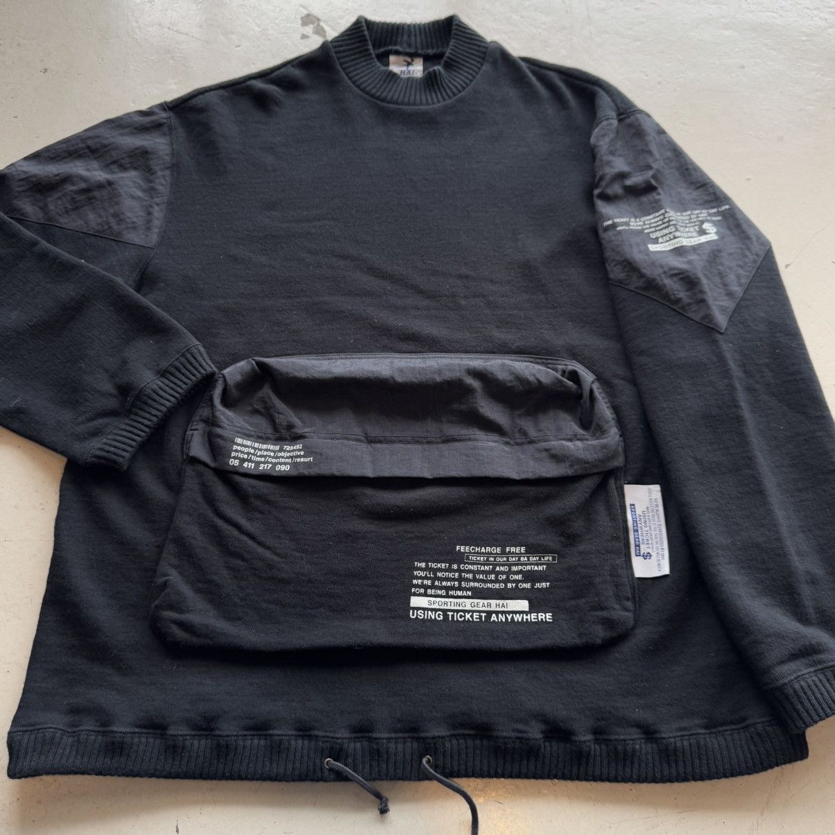 Issey Miyake Vintage Rare Hai Sporting Gear Turtleneck Big Pocket Jumper Size US M / EU 48-50 / 2 - 4 Thumbnail