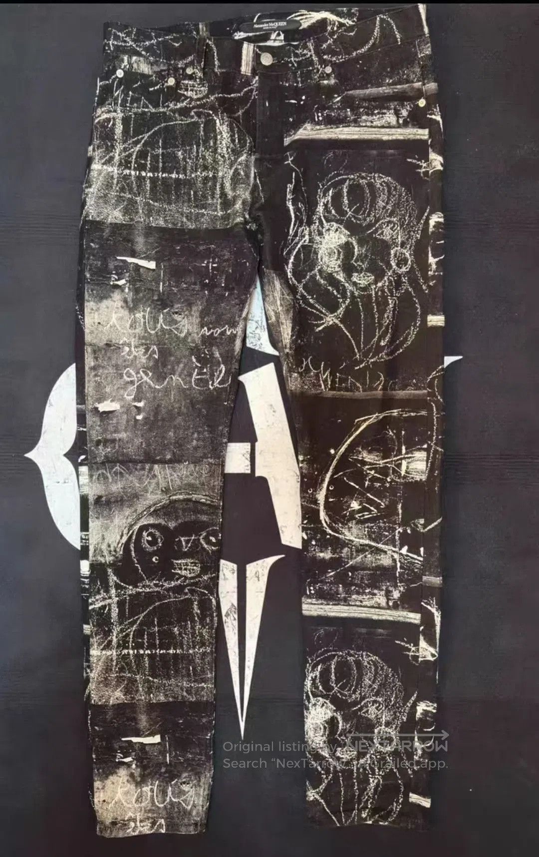 Alexander McQueen Alexander McQueen jeans with John Deakin print.. Size US 36 / EU 52 - 2 Thumbnail