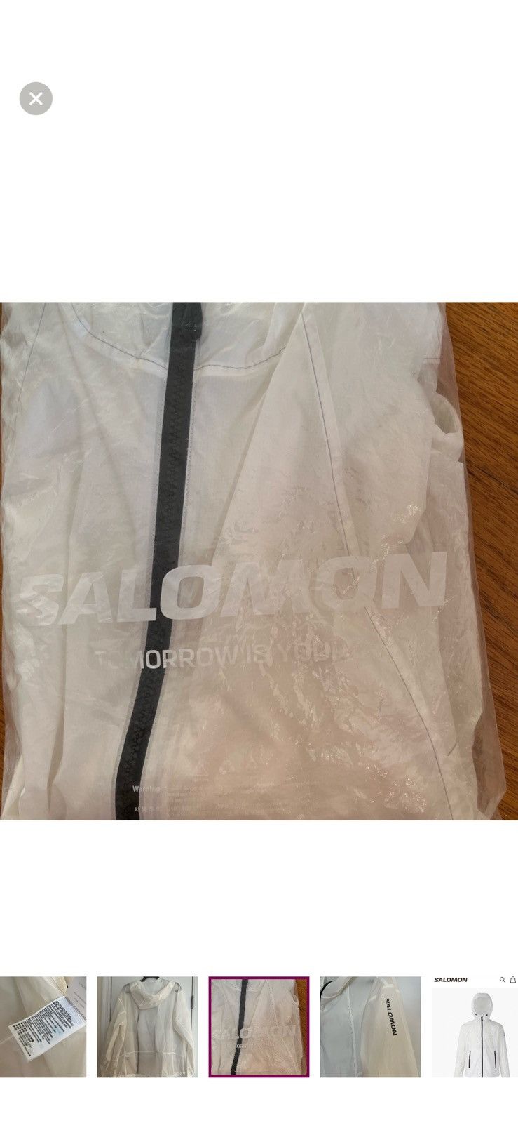Salomon Salomon windbreaker literidge light-ridge large Size US L / EU 52-54 / 3 - 6 Thumbnail