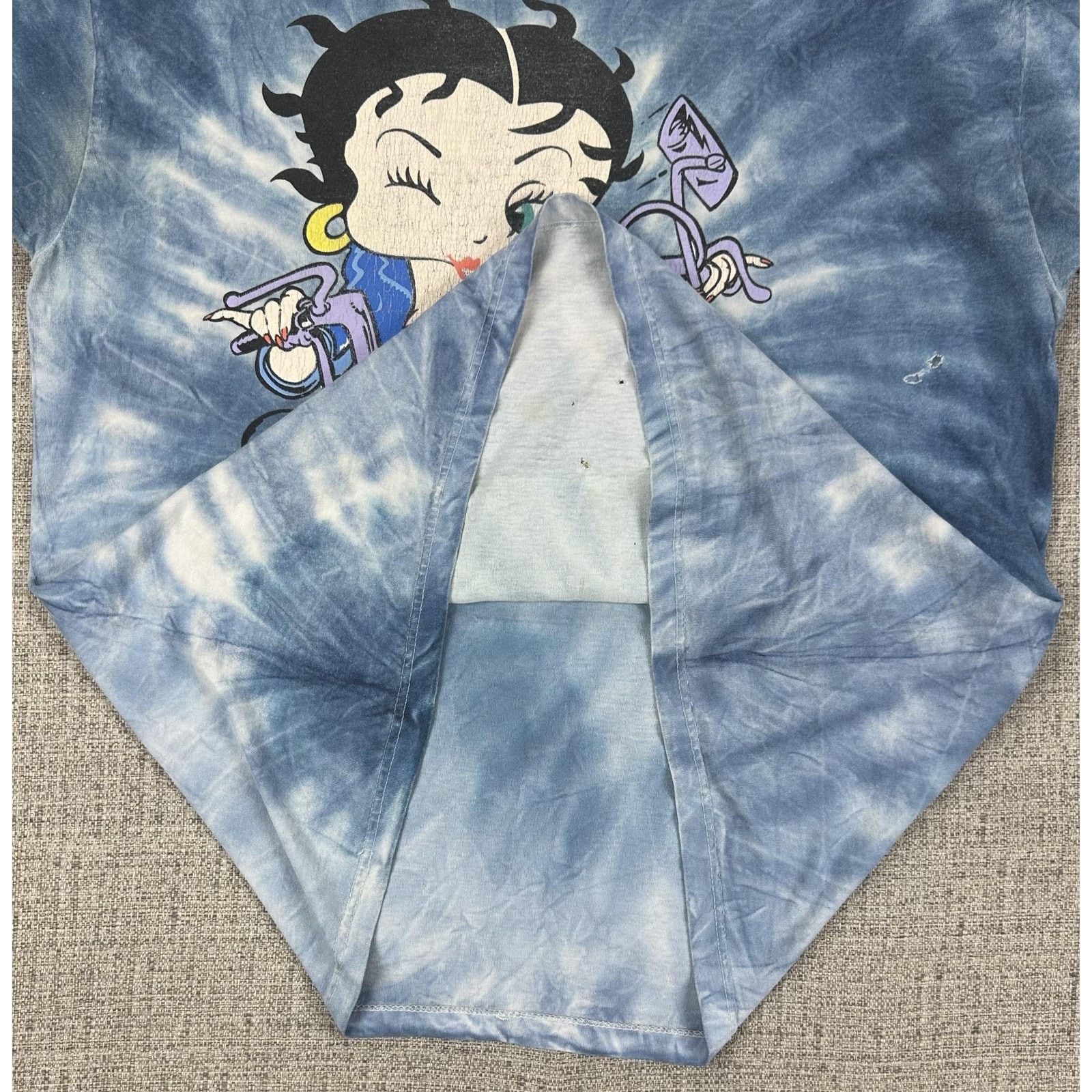 Other Betty Boop Shirt Sz L Tie Dye Bad As I Wanna Be Freeze Y2K Size US L / EU 52-54 / 3 - 5 Thumbnail