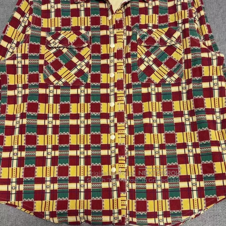 RRL Ralph Lauren RRL Double RL Corduroy Check Shirt. Size US XXL / EU 58 / 5 - 4 Thumbnail