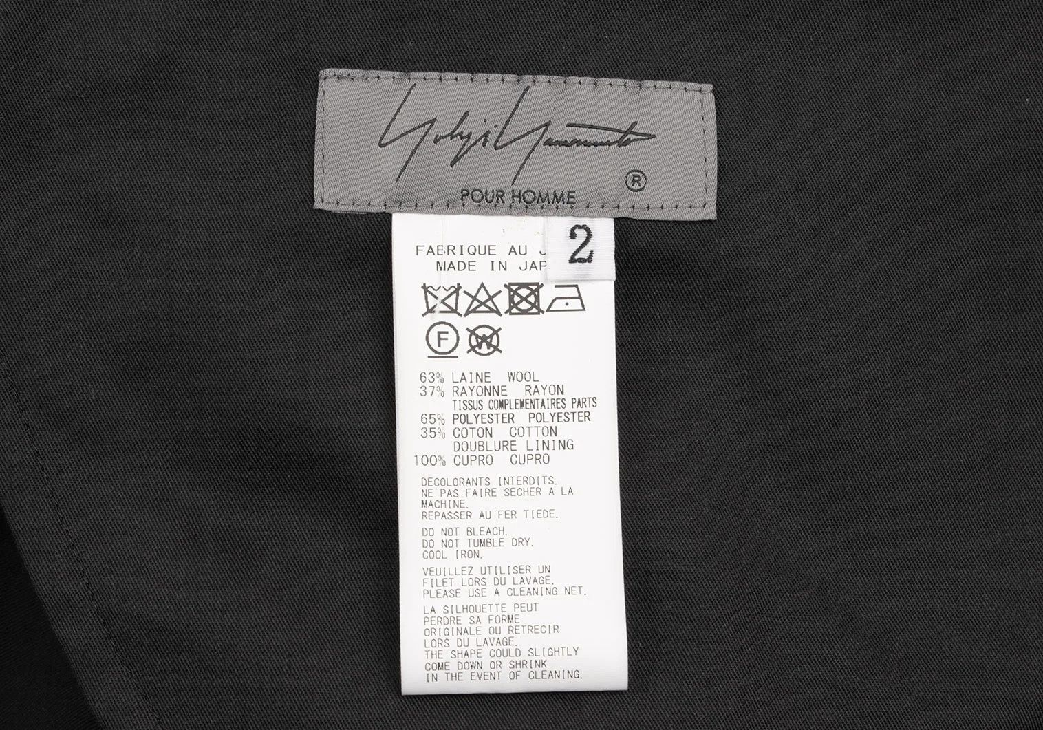 Yohji Yamamoto Yohji Yamamoto Hard Twist Gabardine Pants Size US 32 / EU 48 - 12 Thumbnail