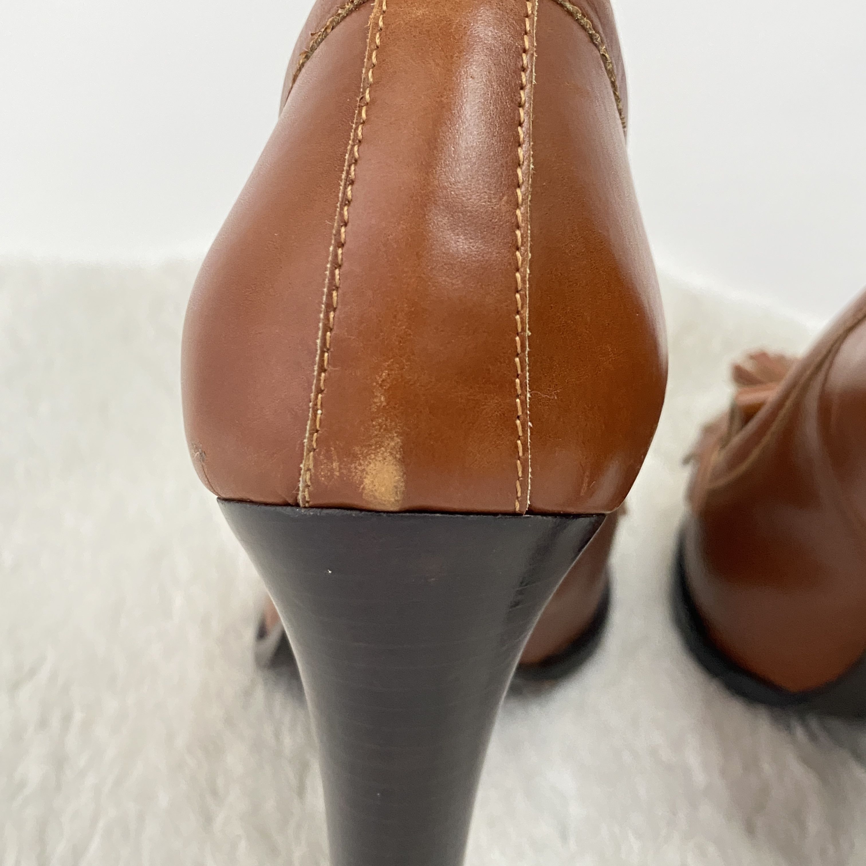 Aquascutum Aquascutum Leather Tassel Block Heel Pumps EU 39 Size US 8.5 / IT 38.5 - 10 Thumbnail