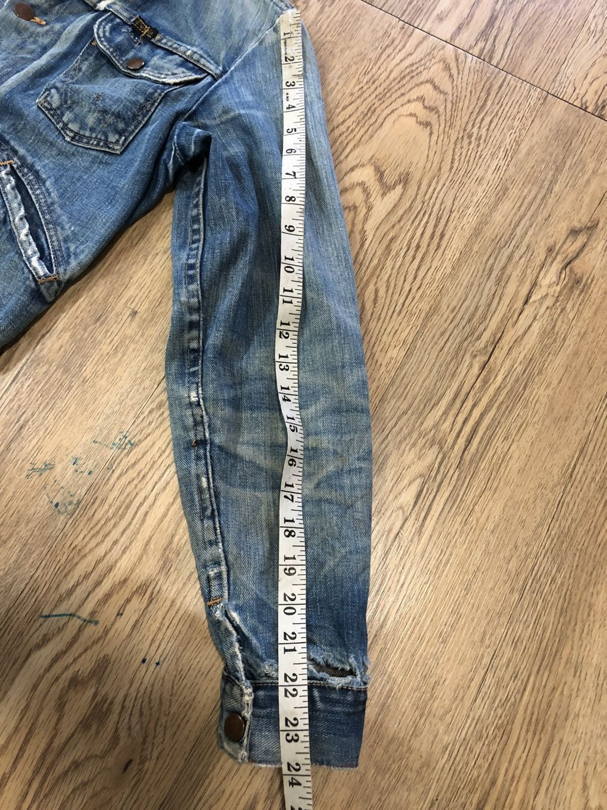 Vintage × Wrangler True vintage 70’s wrangler selvedge distressed denim Size US S / EU 44-46 / 1 - 16 Thumbnail