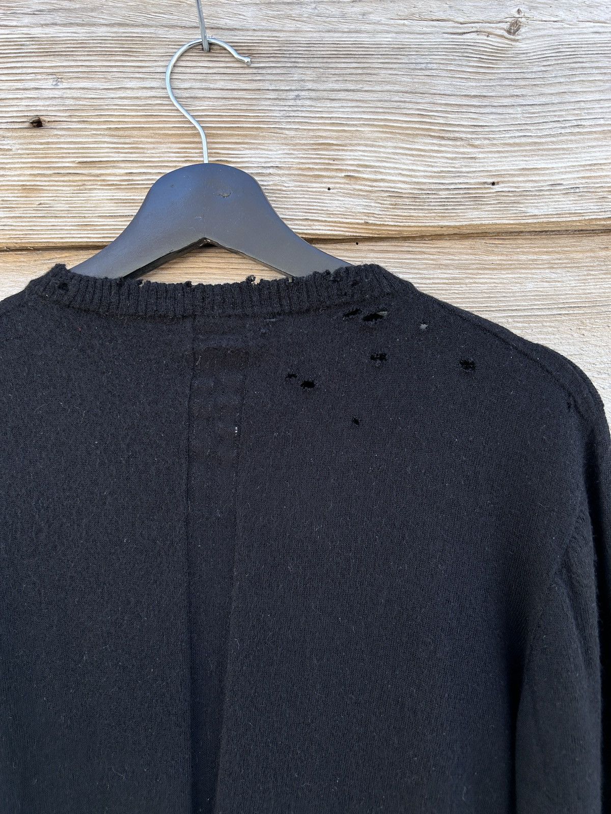 Rick Owens Rick Owens Phlegethon S/S 21 Distressed Cashmere Sweater Size US L / EU 52-54 / 3 - 7 Thumbnail