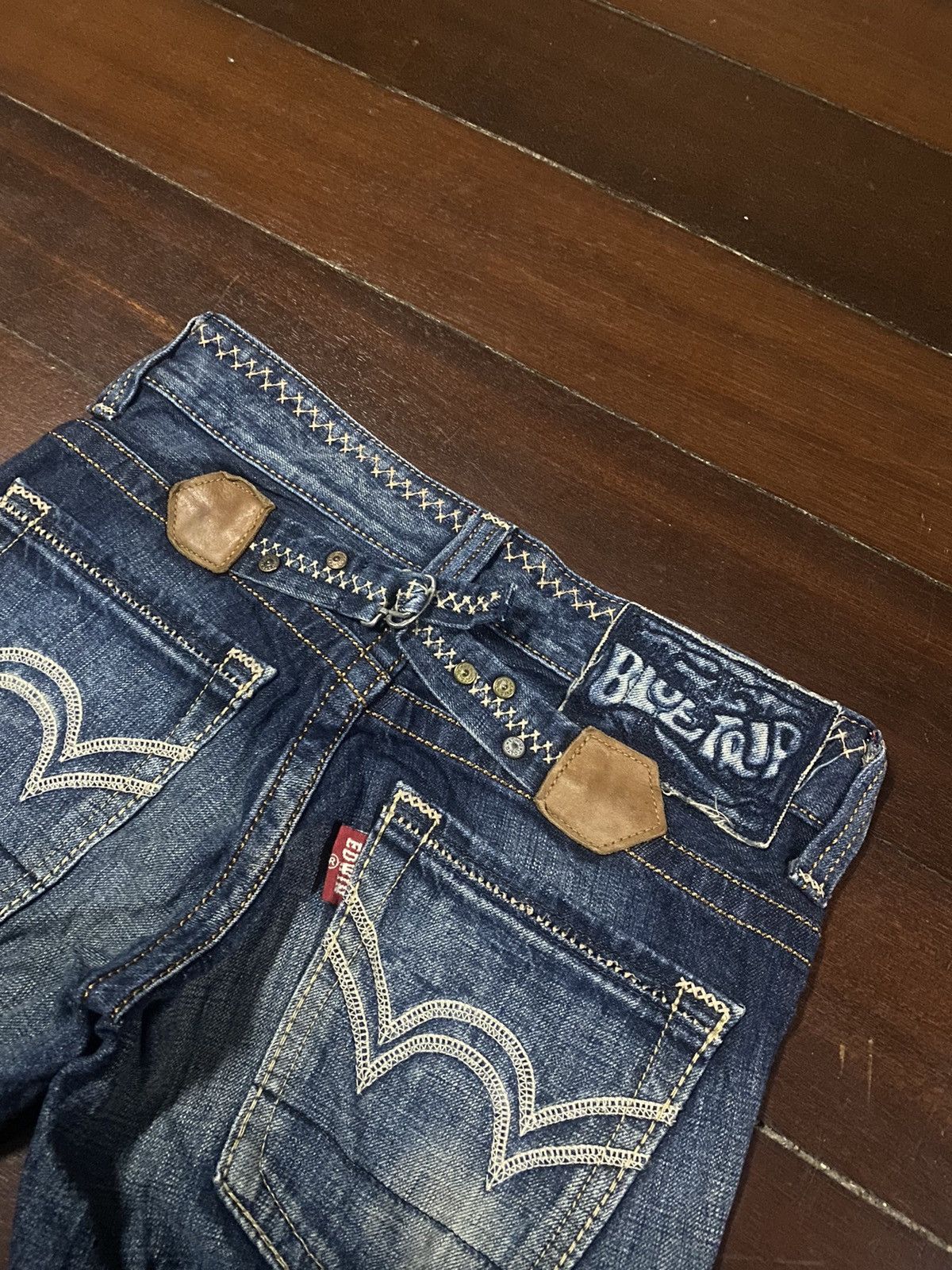 Designer × Edwin FIRE 🔥 EDWIN BLUE TRIP WIDE LEG BOOT CUT Size 30" / US 8 / IT 44 - 16 Thumbnail