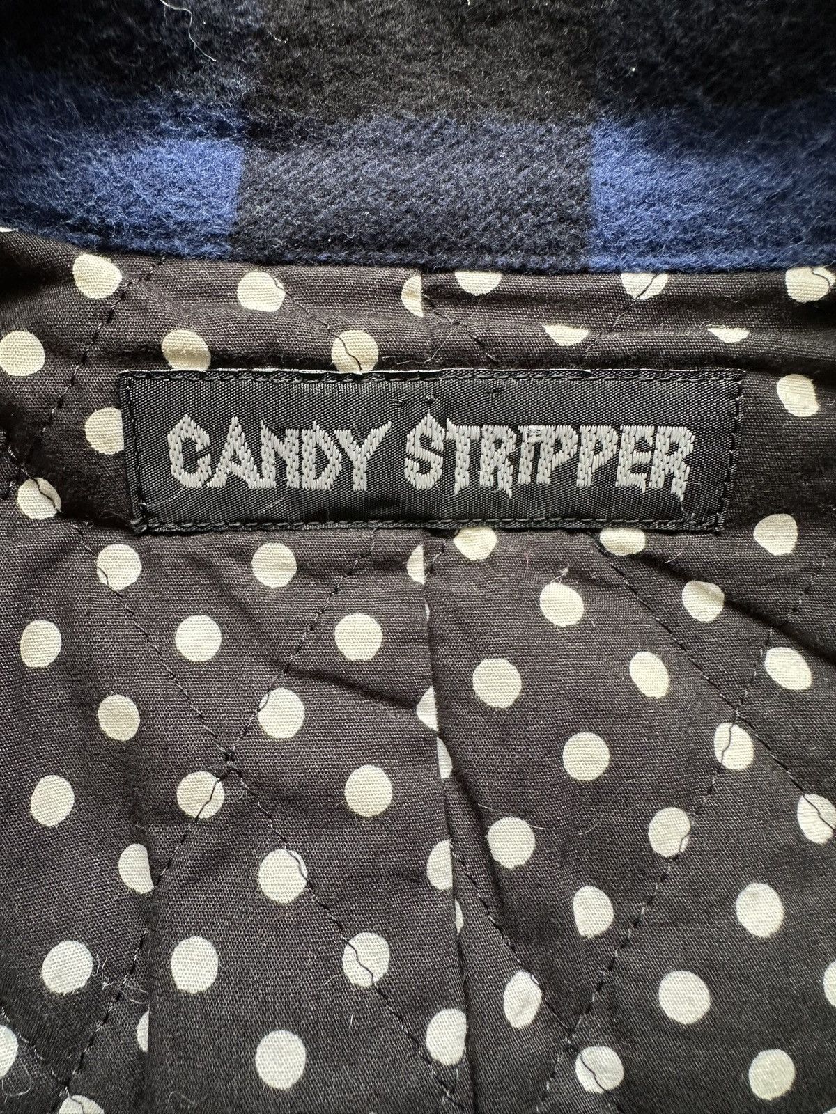 Hysteric Glamour 🔥 Cyberpunk 🔥00's Candy Stripper plaid punk jacket Size US M / EU 48-50 / 2 - 14 Thumbnail
