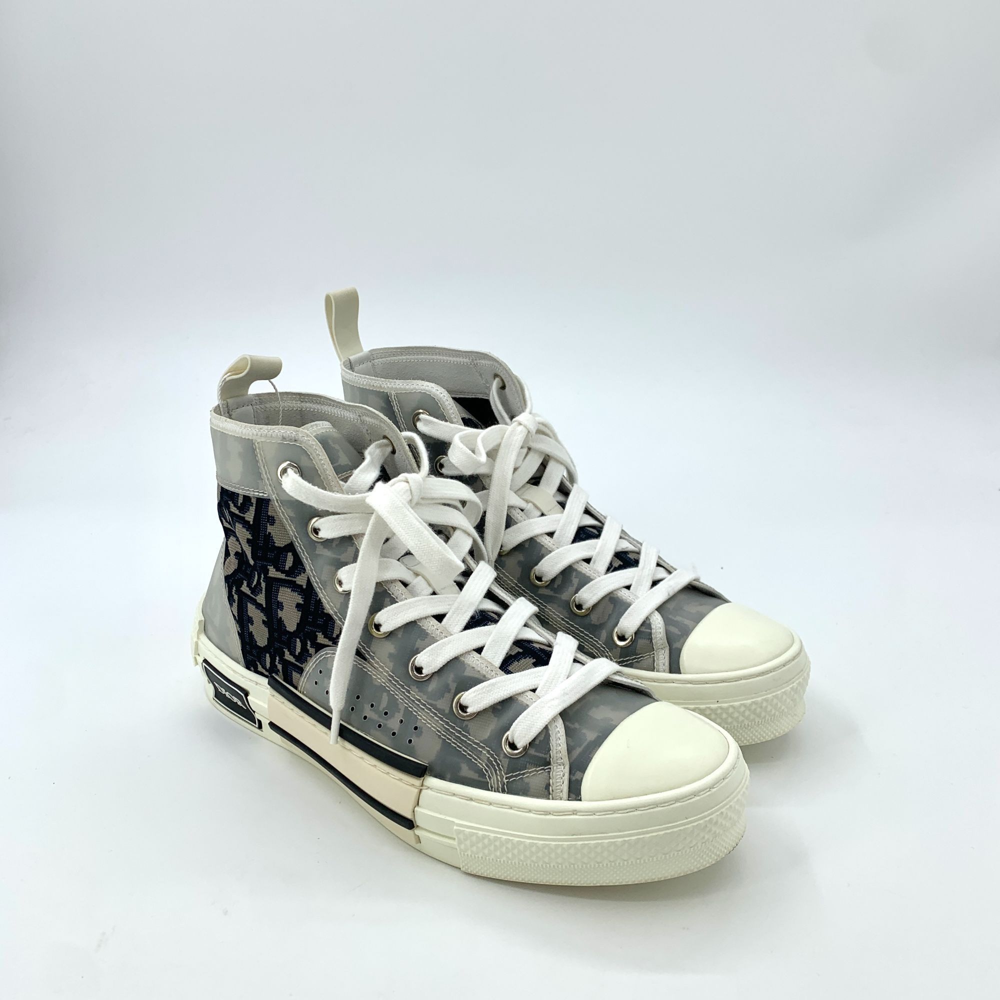 Dior Dior Colorblock Logo Print Lace-Up High-Top Sneakers (Size 3 Size US 8 / IT 38 - 1 Thumbnail