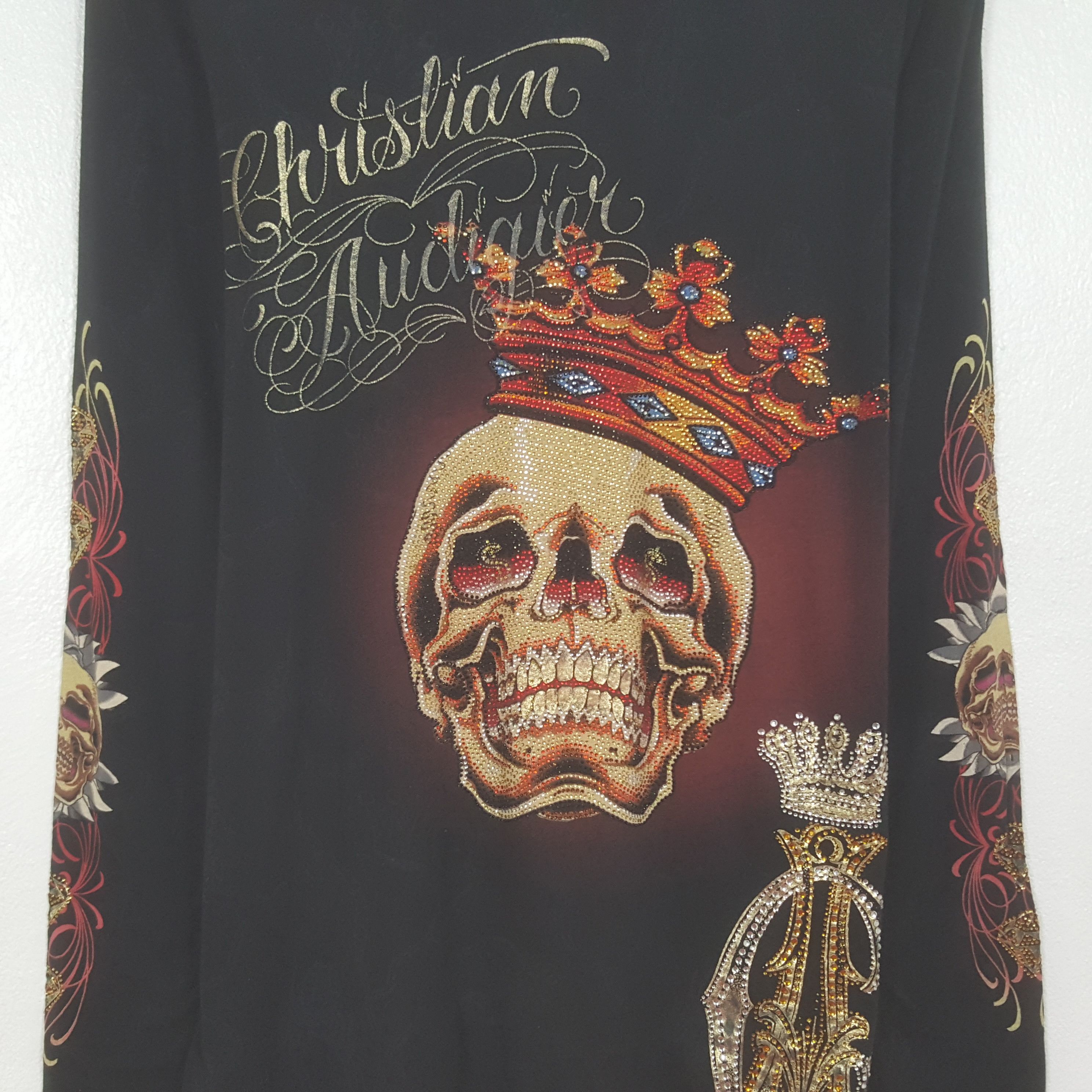 Christian Audigier Vintage Christian Audigier Overprinted USA T-shirt Size US L / EU 52-54 / 3 - 2 Thumbnail