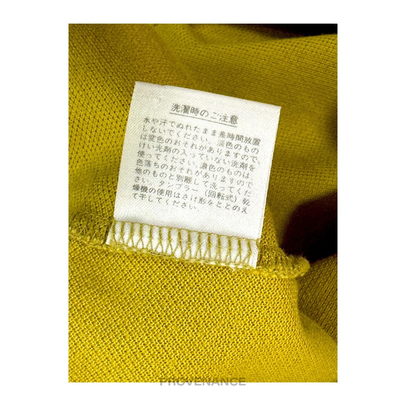 Lanvin 🔴 Lanvin Studio Polo Shirt Logo Floral - Golden Olive Size US M / EU 48-50 / 2 - 12 Thumbnail