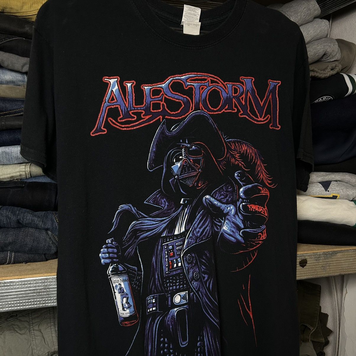 Band Tees Vintage Alestorm x Star Wars Big Graphic Logo 2000’s tee Size US M / EU 48-50 / 2 - 2 Thumbnail