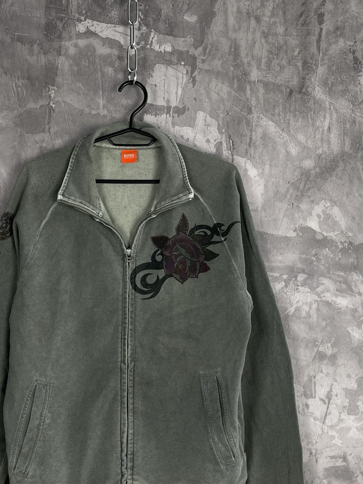 Hugo Boss × Vintage Vintage zip sweater turtleneck Hugo Boss 90s Size US L / EU 52-54 / 3 - 4 Thumbnail